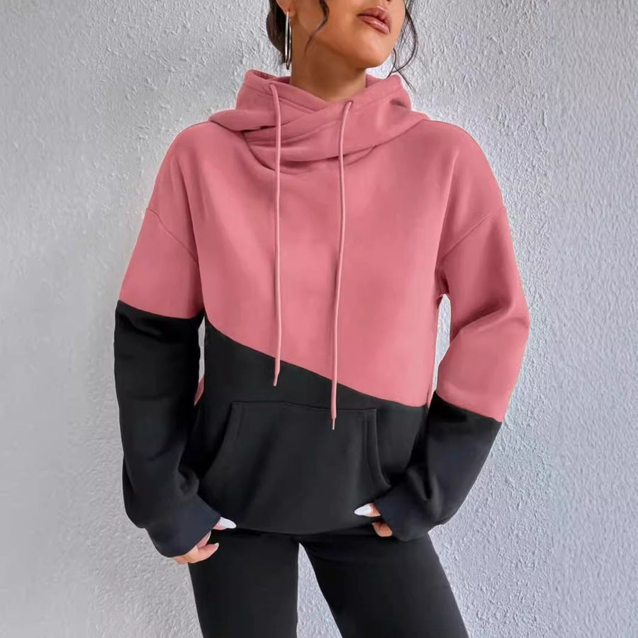 Isa Farbblock Hoodie