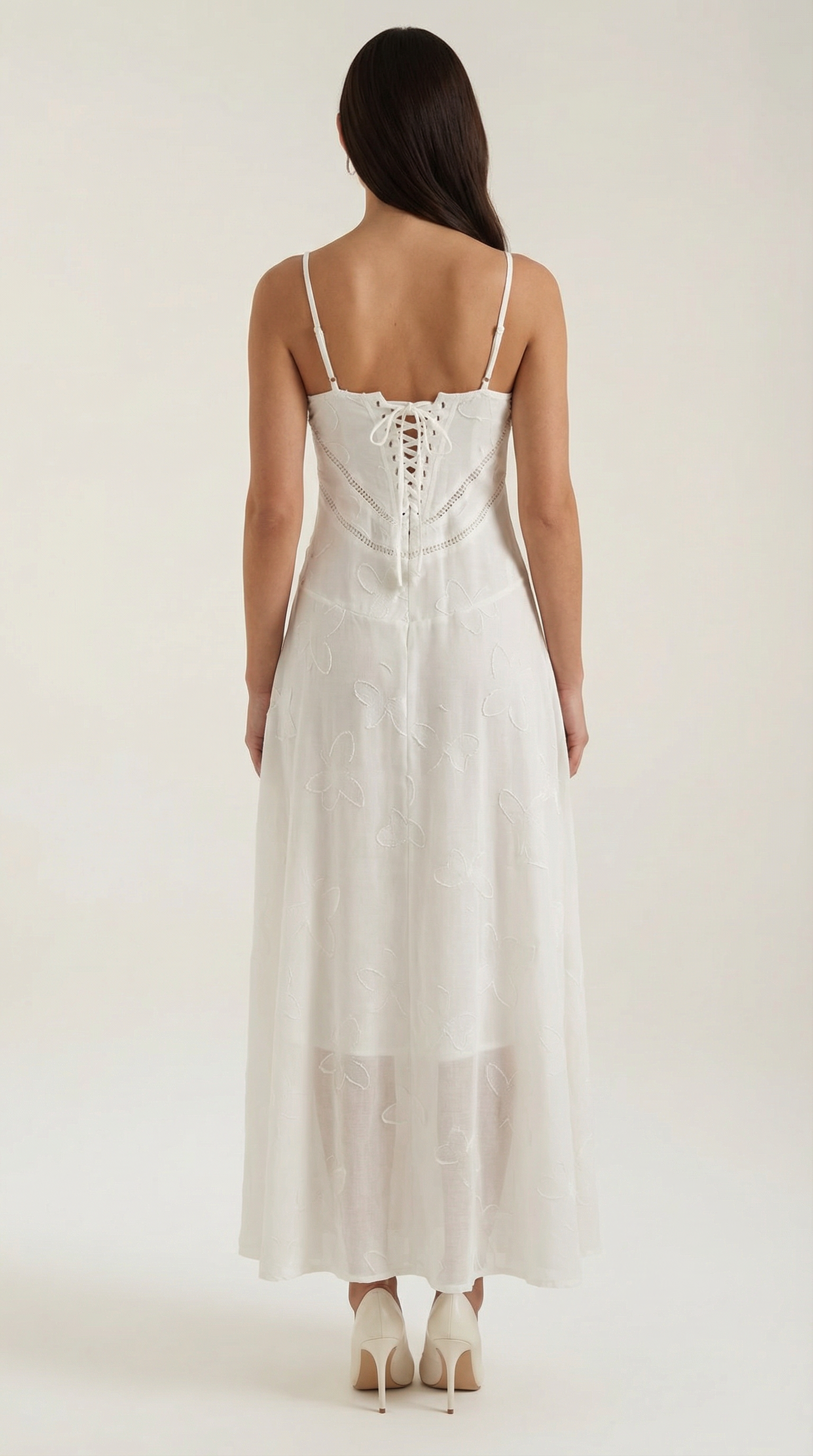 Arabelle Spitzen-Maxikleid