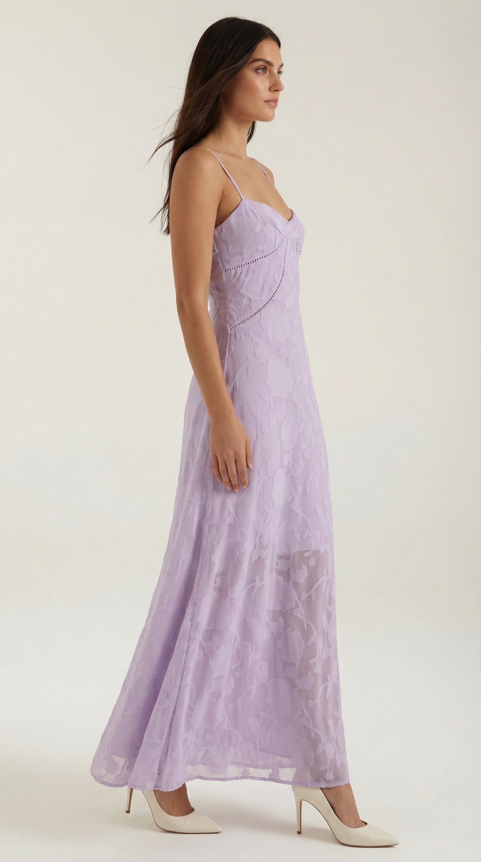 Arabelle Spitzen-Maxikleid