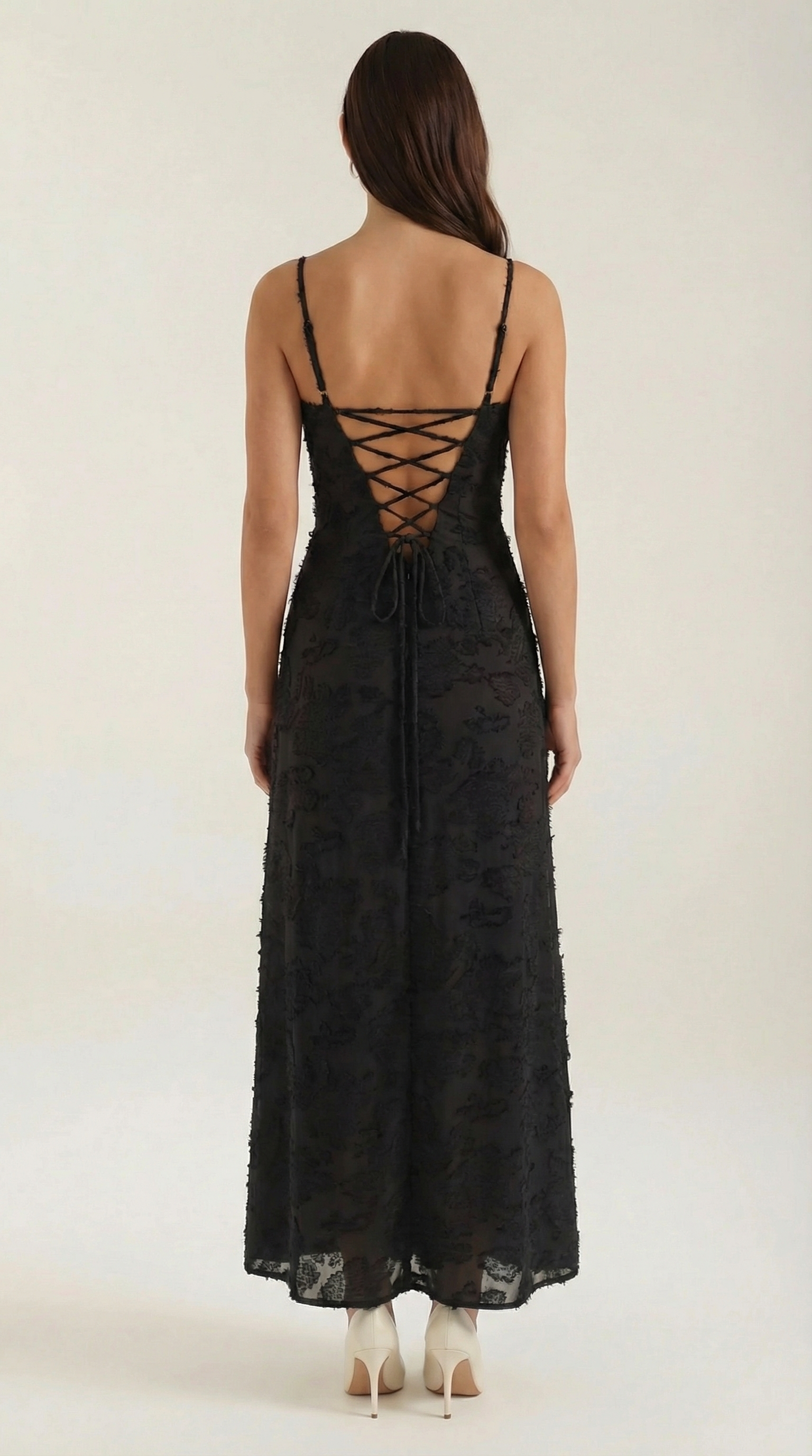 Arabelle Spitzen-Maxikleid