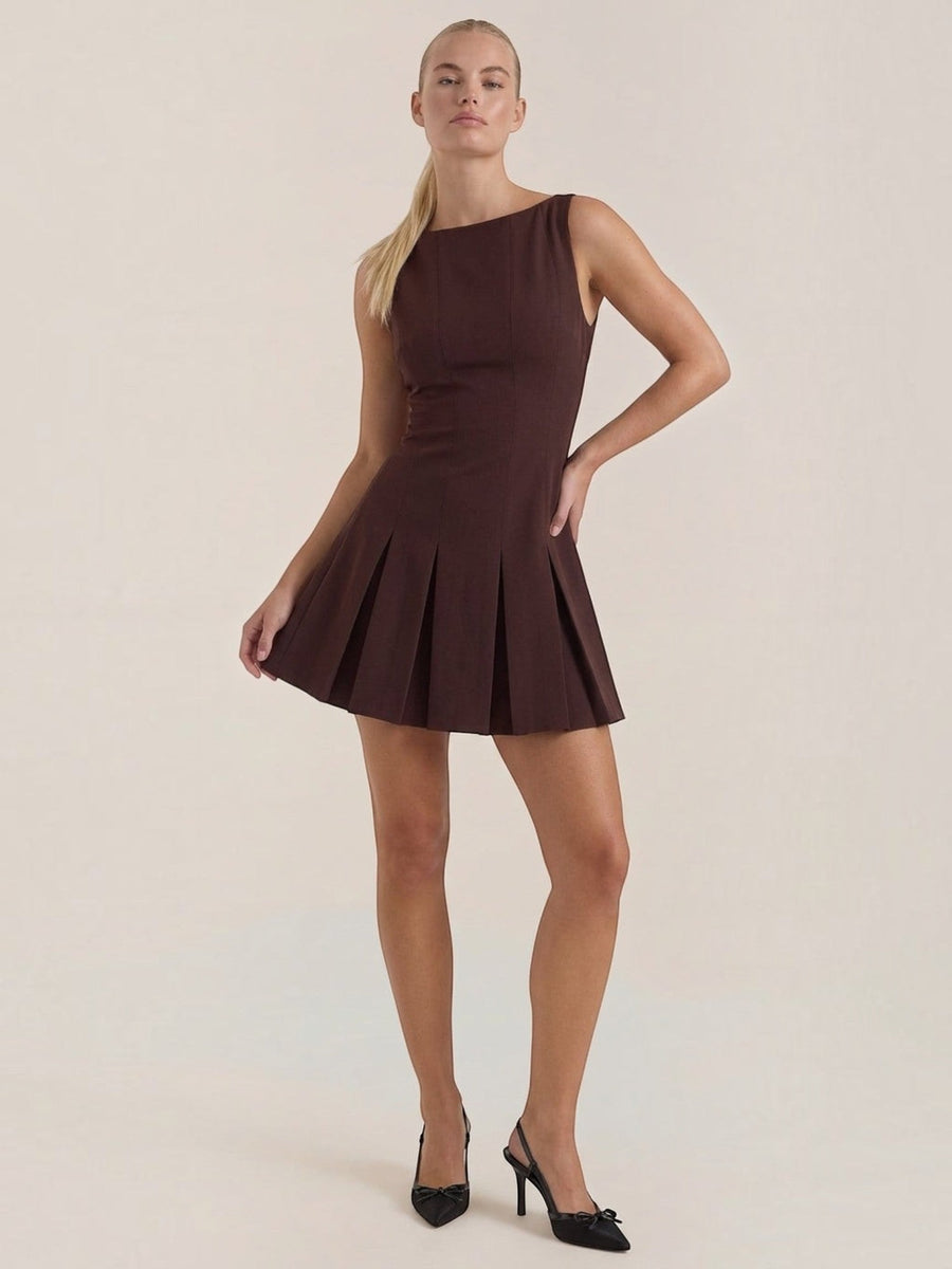 Blythe Minikleid mit Faltenrock