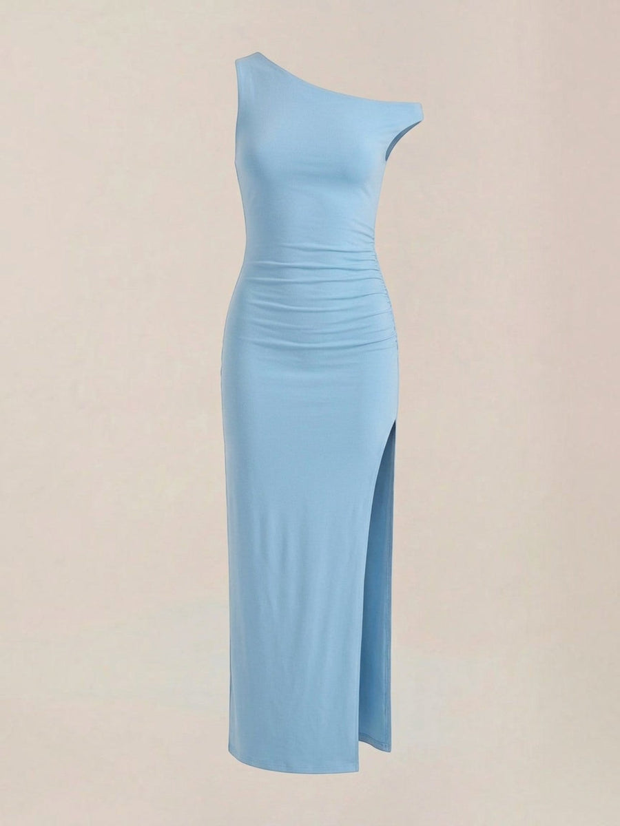 Deanna One-Shoulder-Maxikleid