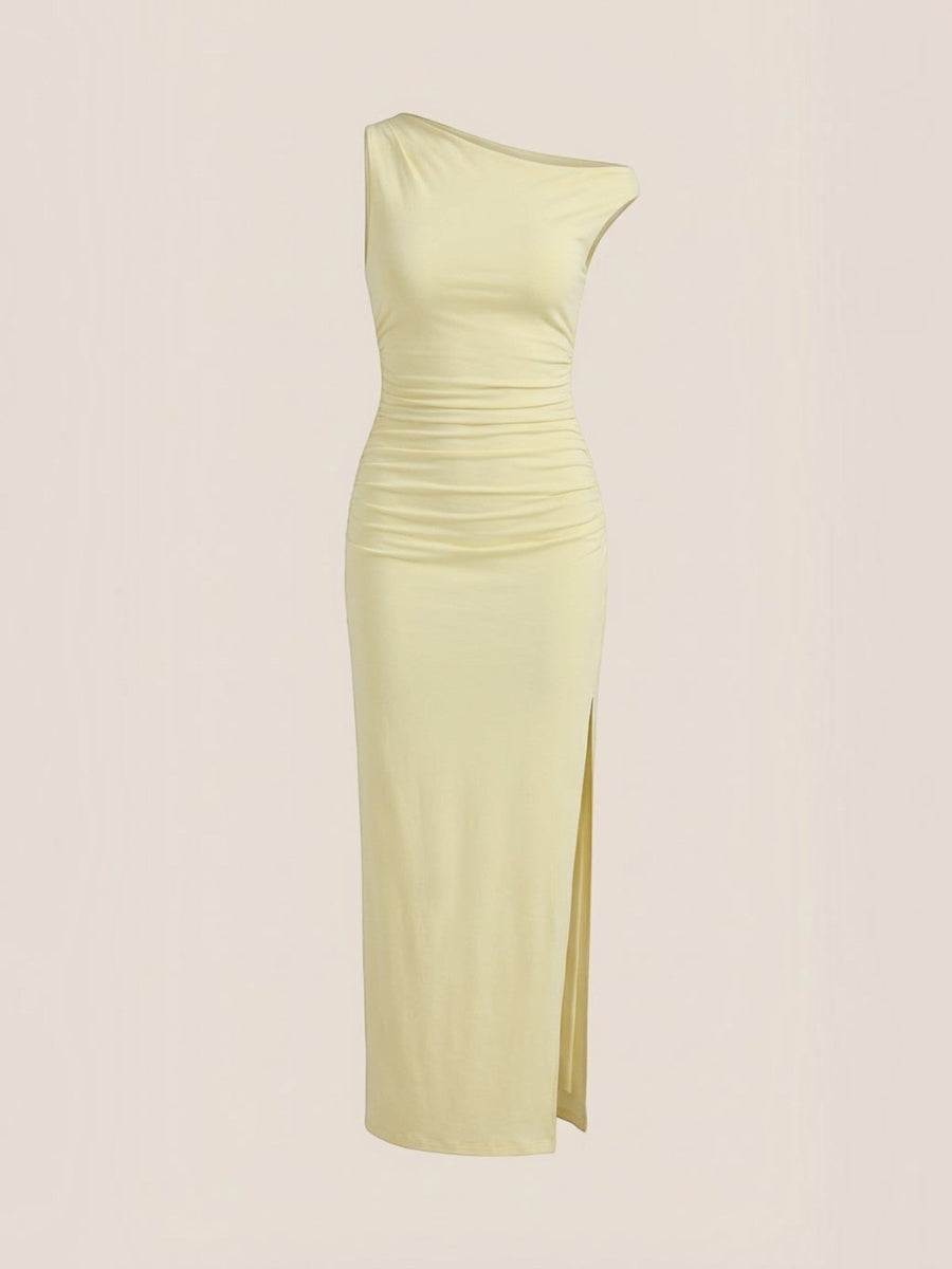 Deanna One-Shoulder-Maxikleid