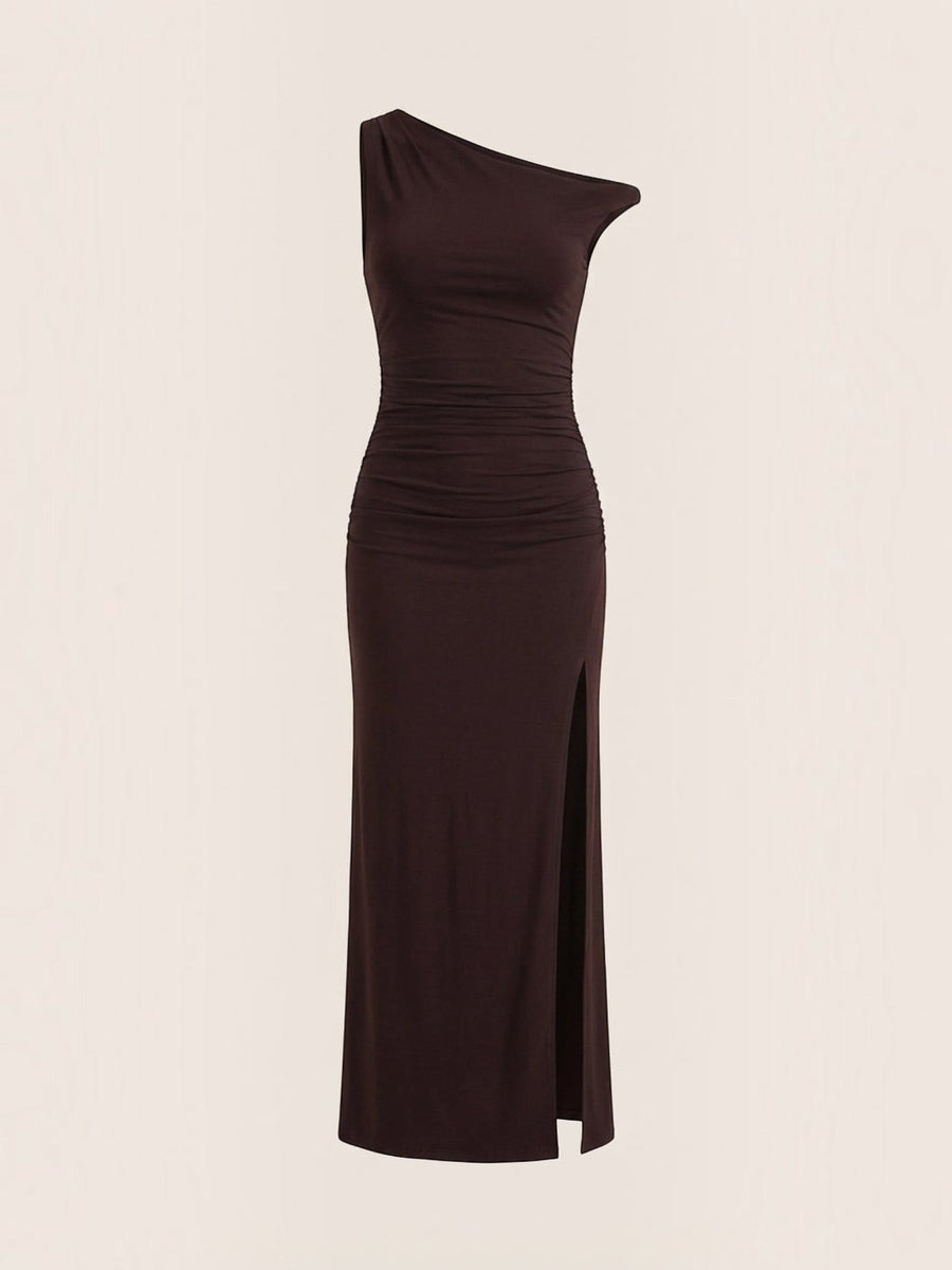 Deanna One-Shoulder-Maxikleid