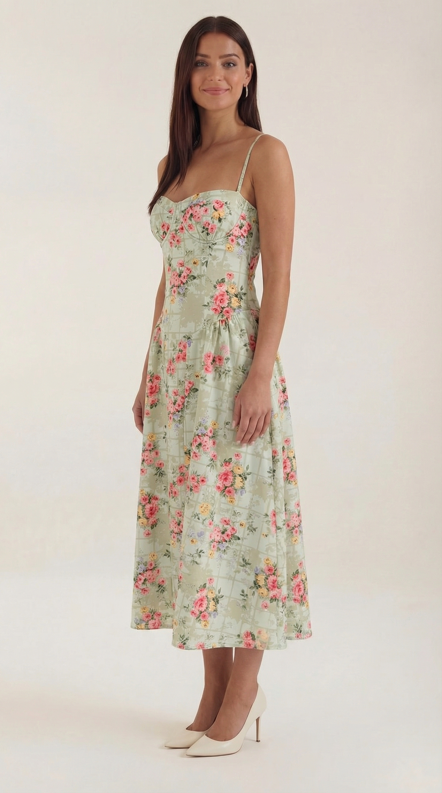 Odette Korsett-Midikleid