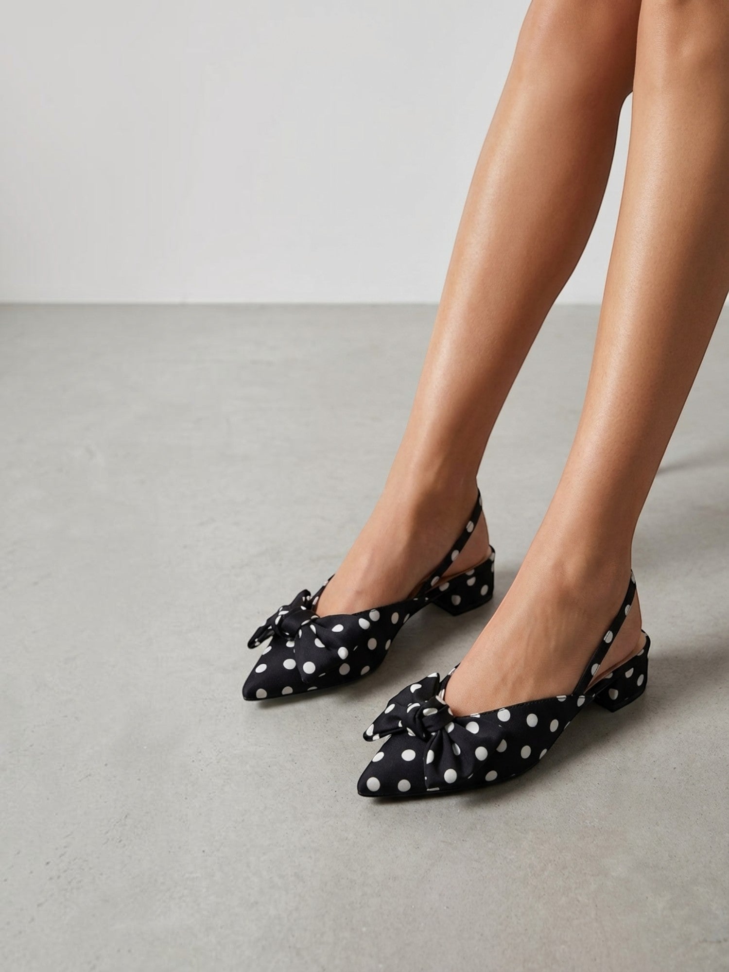 Aveline Slingback Pumps mit Schleife