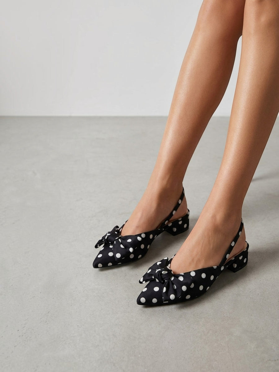 Aveline Slingback Pumps mit Schleife