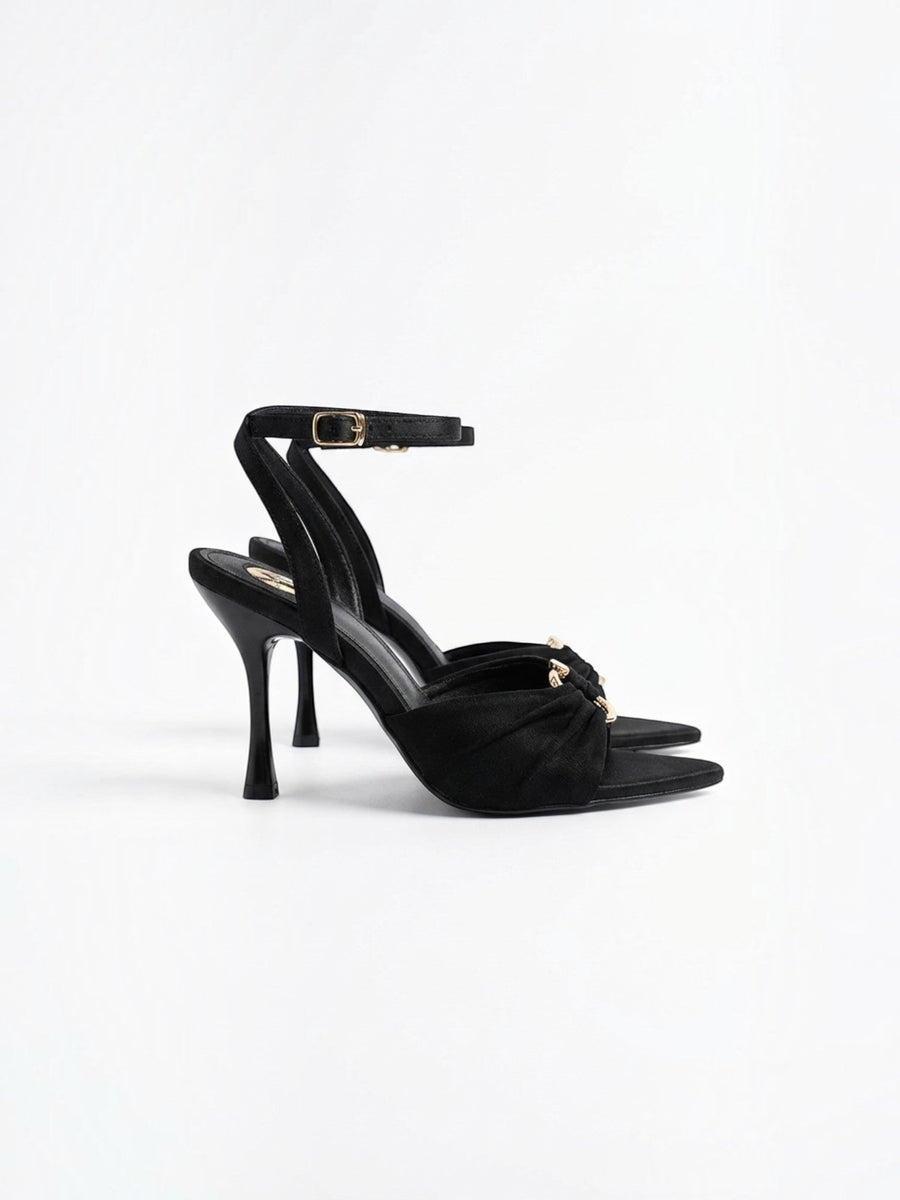 Sybilla Drapierte Absatzsandalen