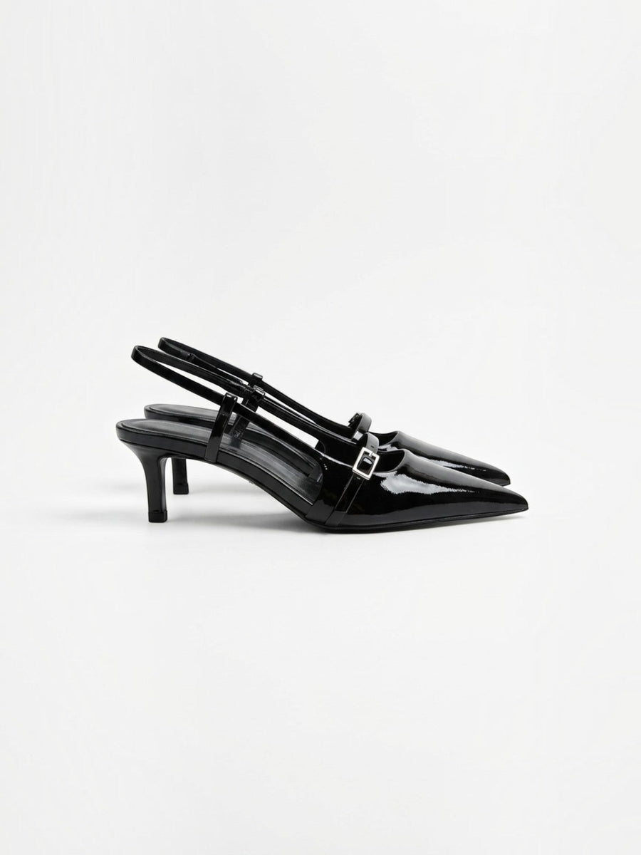 Tahlia Lack Slingback Pumps