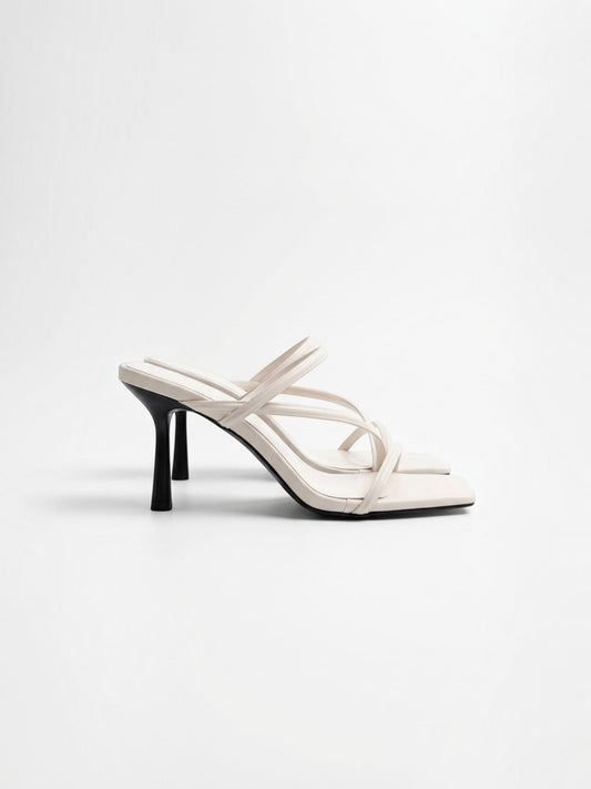 Valeska Riemchen Mules mit Absatz