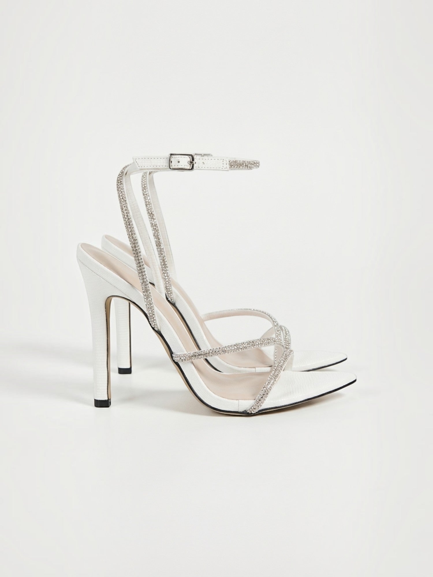 Virelle High Heel Sandaletten mit Strassriemchen