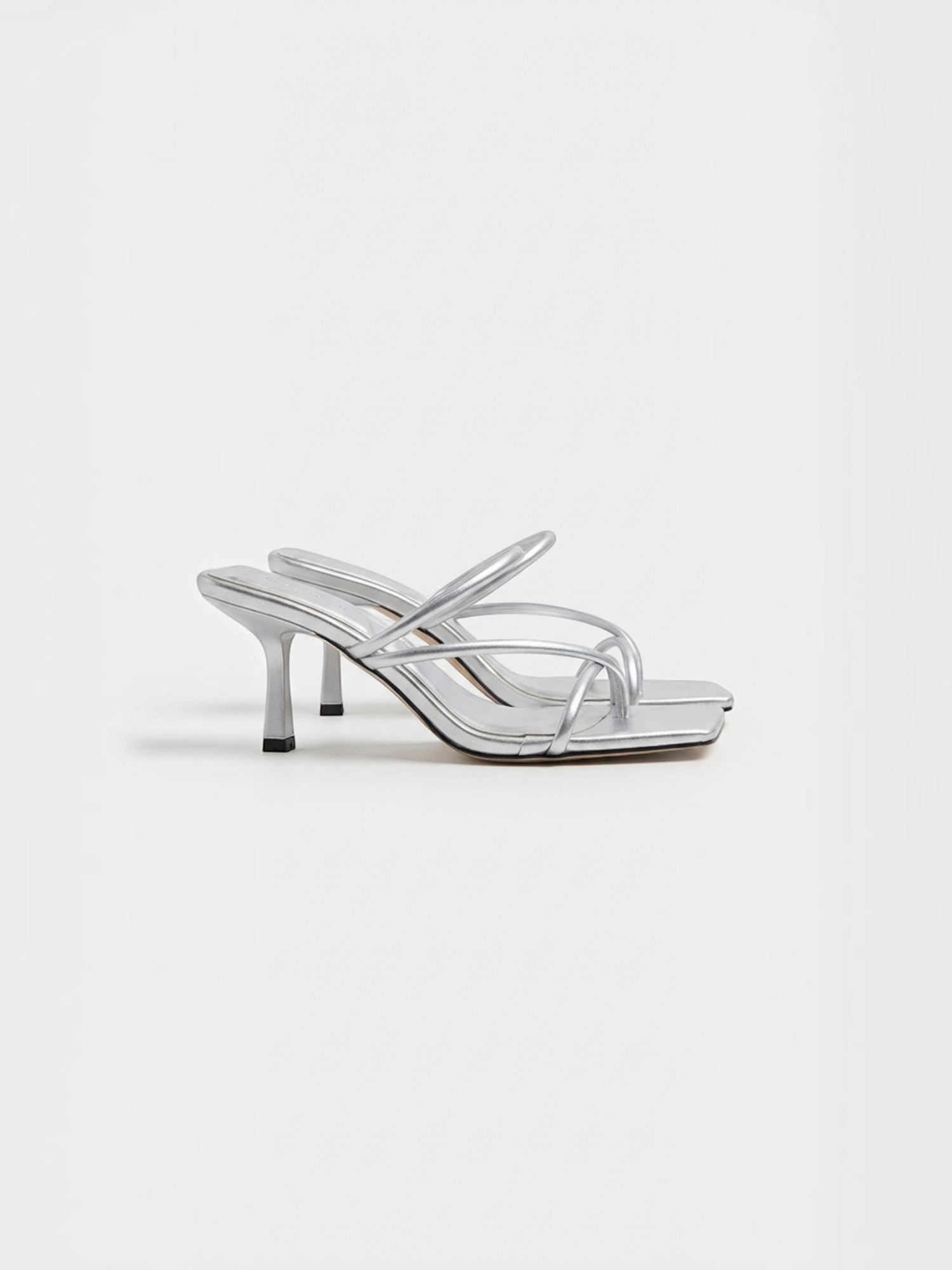 Delphine High Heel Mules mit Riemchen