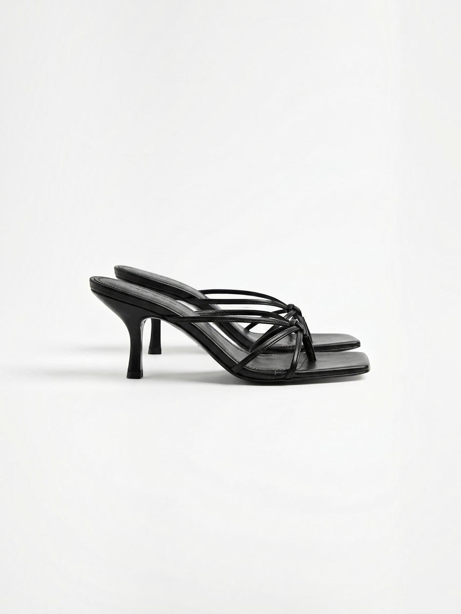 Damaris High Heel Mules mit Riemchen
