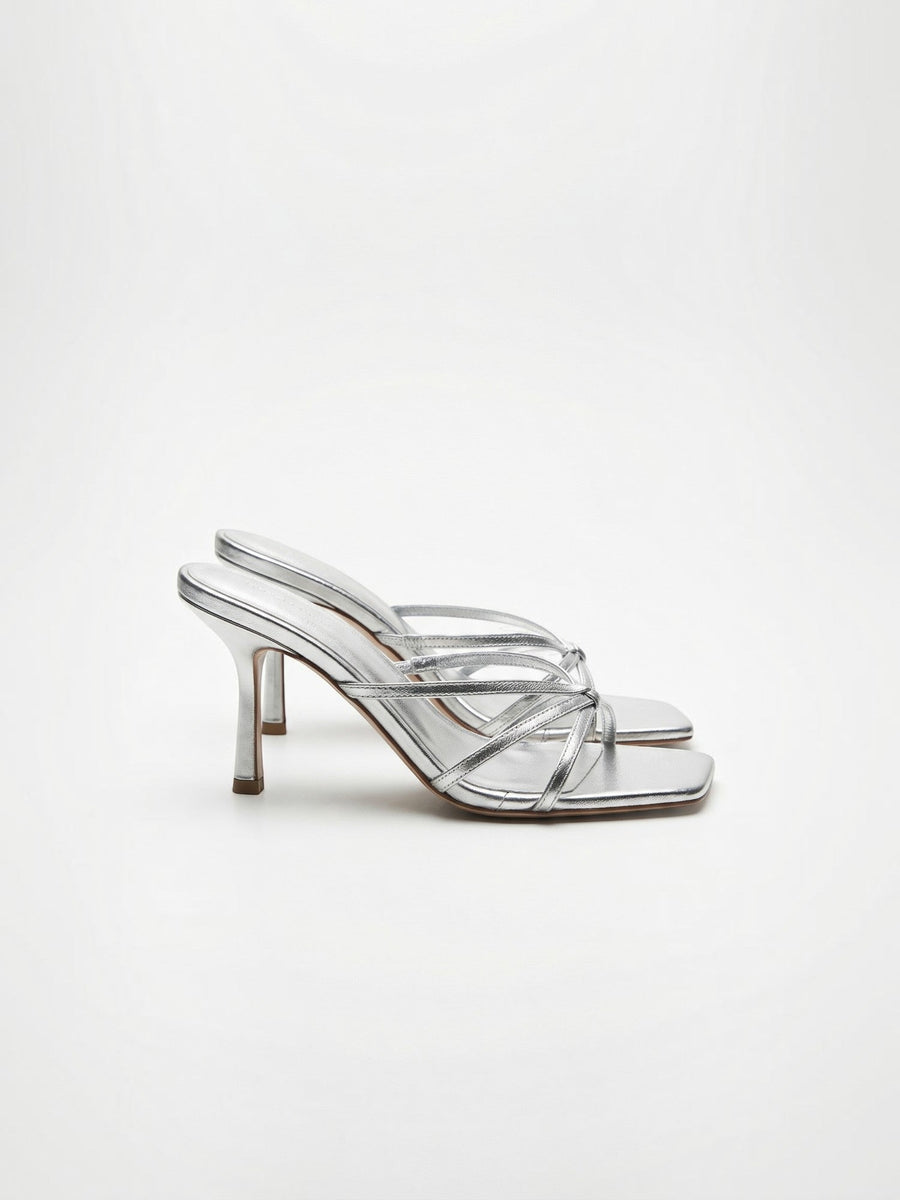 Damaris High Heel Mules mit Riemchen