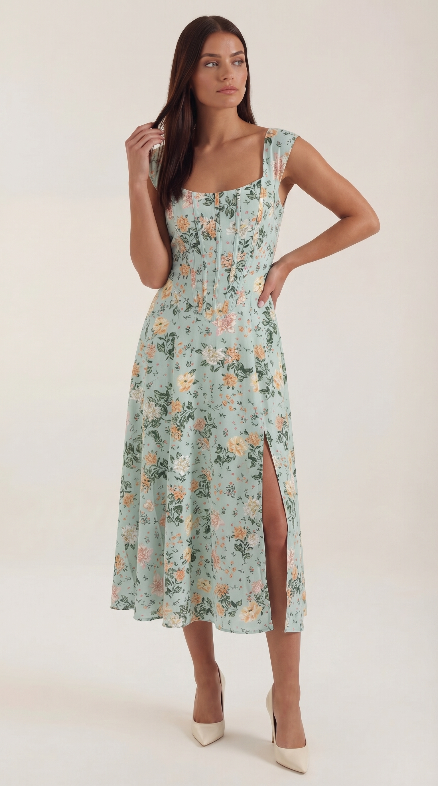 Dahlia Midi-Sommerkleid