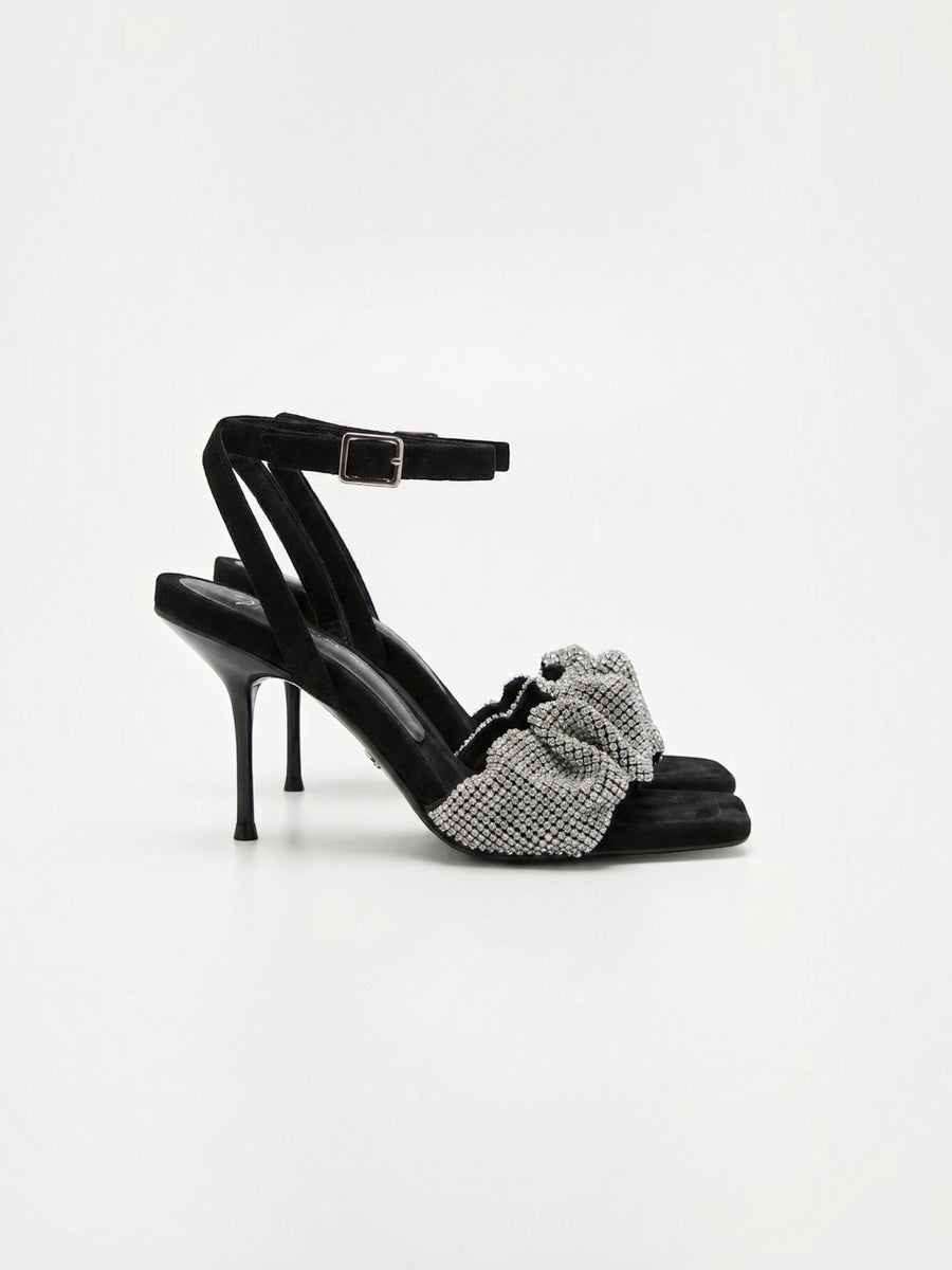Kalira High Heel Sandaletten mit Strassschleife