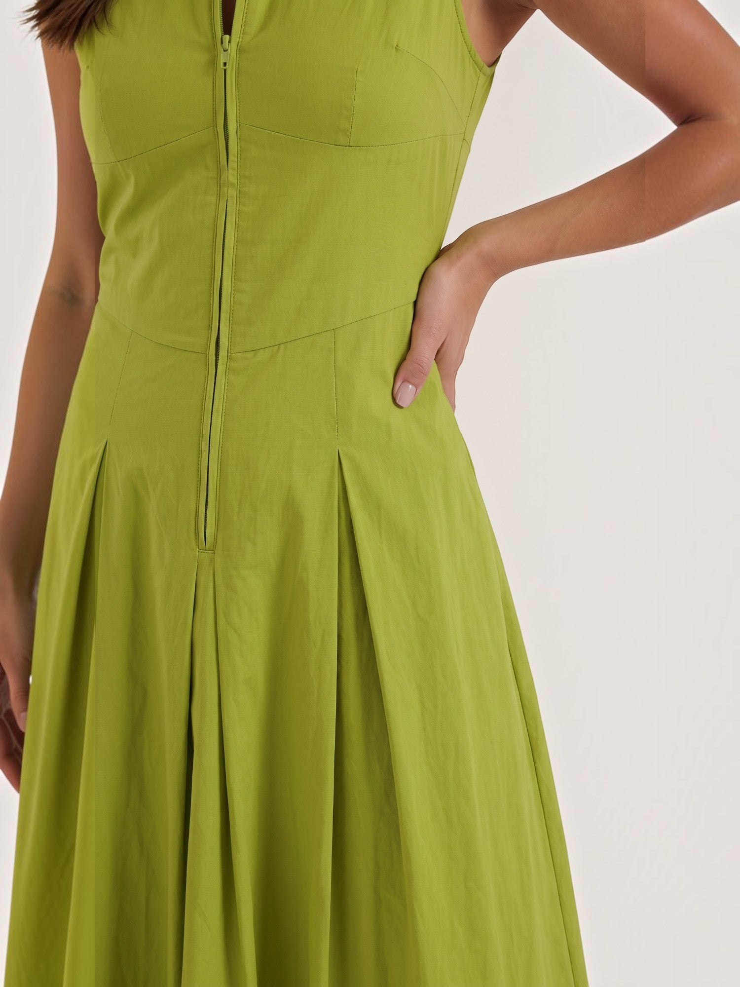 Nancy Midi-Kleid mit A-Linie Schnitt