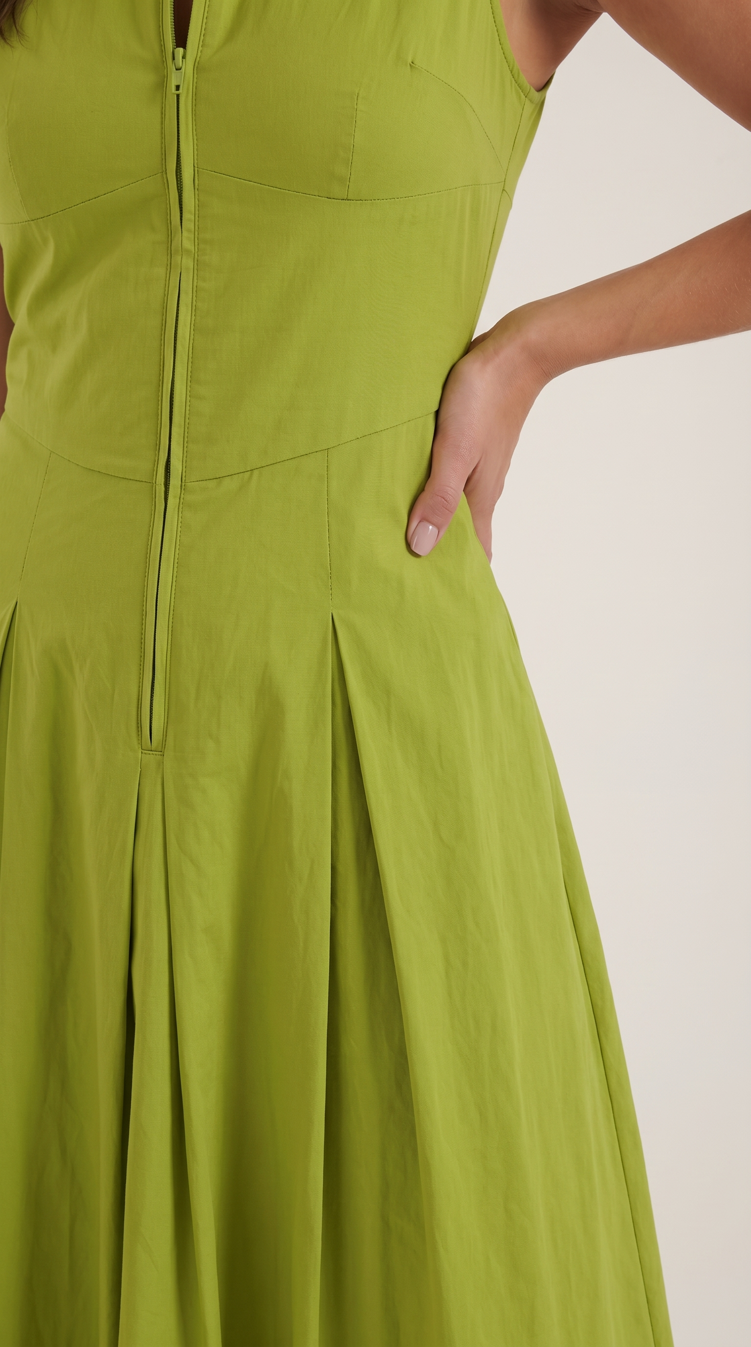 Nancy Midi-Kleid mit A-Linie Schnitt