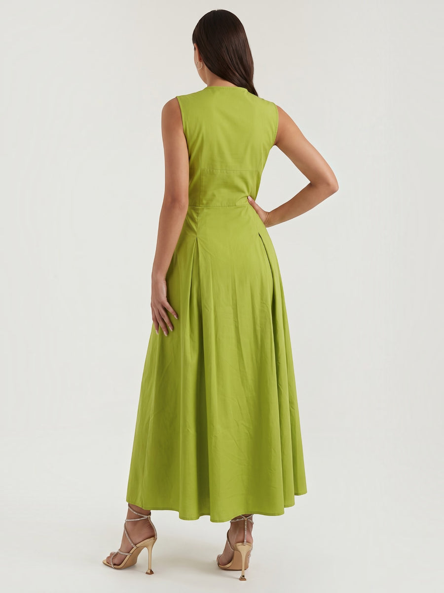 Nancy Midi-Kleid mit A-Linie Schnitt