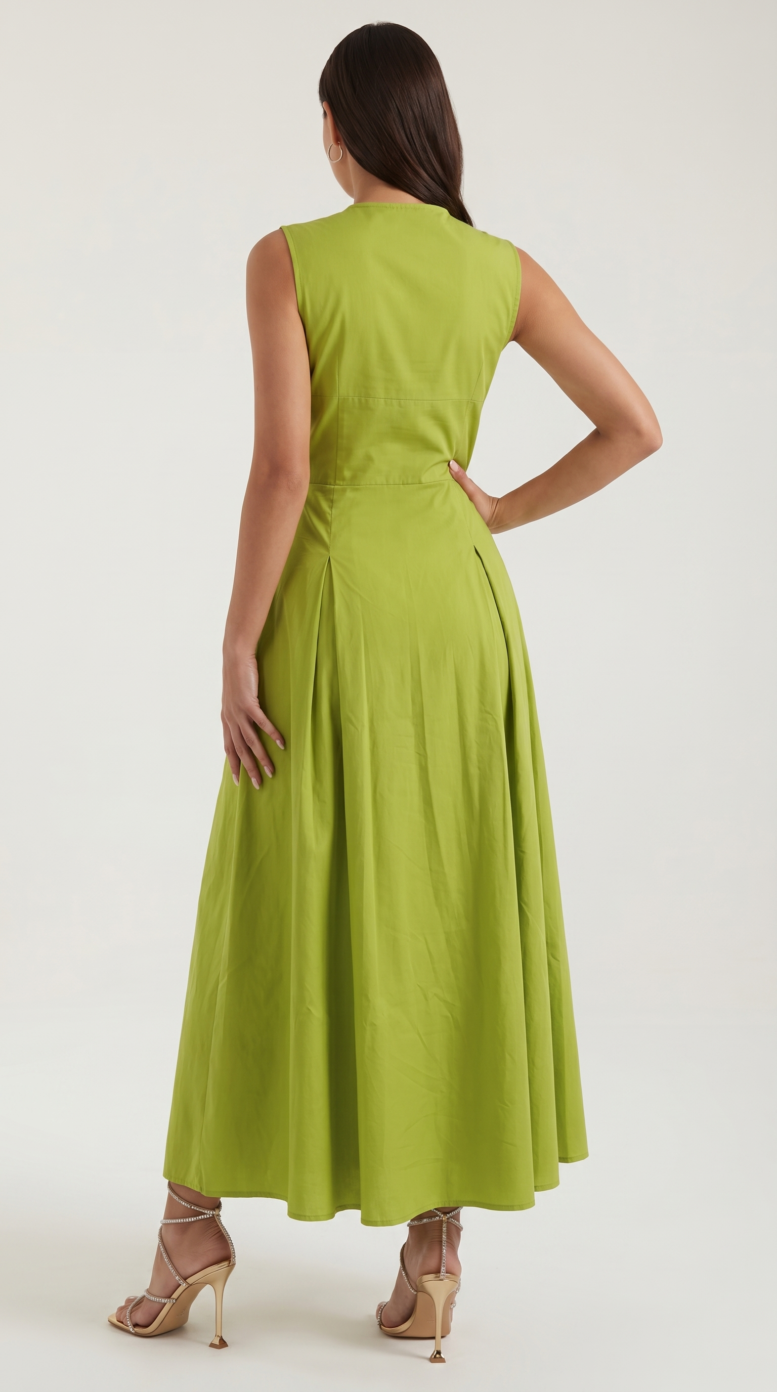 Nancy Midi-Kleid mit A-Linie Schnitt