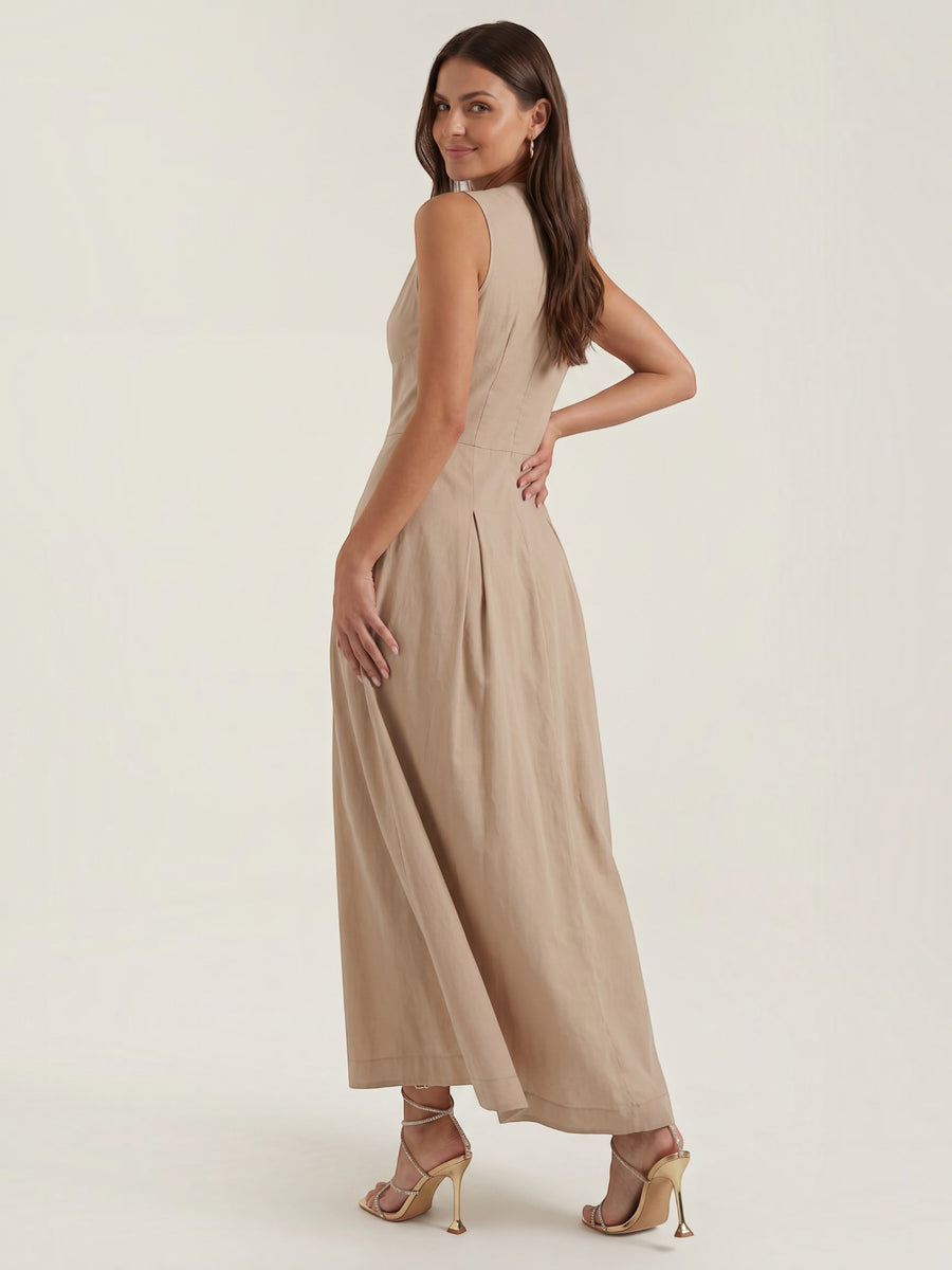 Nancy Midi-Kleid mit A-Linie Schnitt