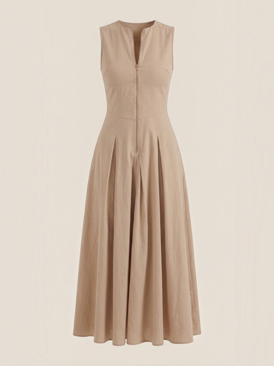 Nancy Midi-Kleid mit A-Linie Schnitt