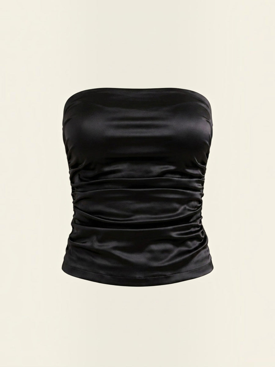 Guinevere Bandeau Top mit Raffung