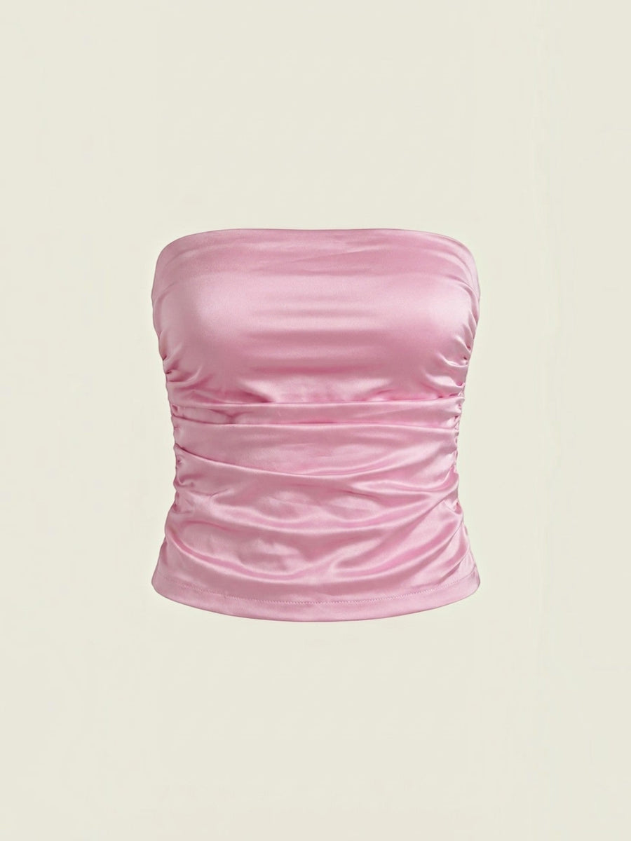 Guinevere Bandeau Top mit Raffung