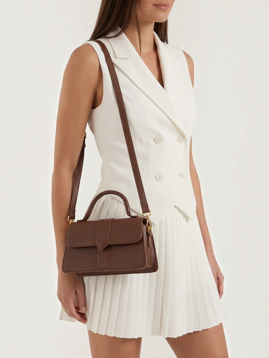Clarina Henkeltasche mit Überschlag