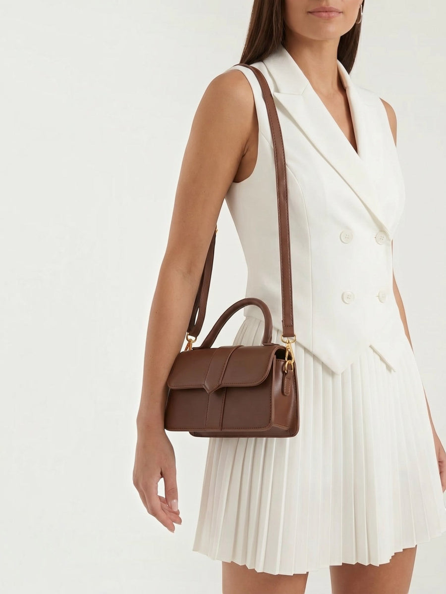 Clarina Henkeltasche mit Überschlag