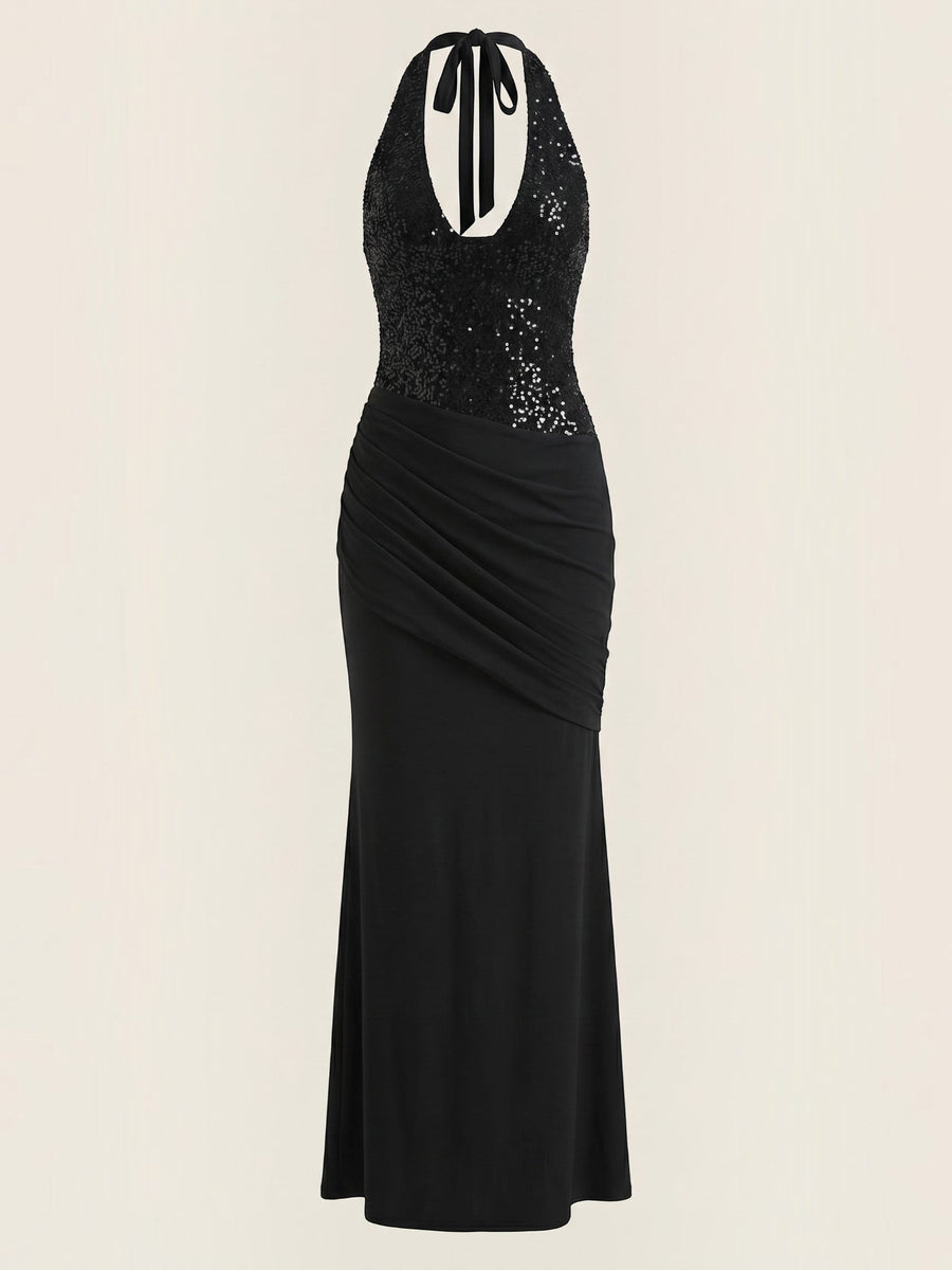 Selena Maxi-Abendkleid mit Pailletten