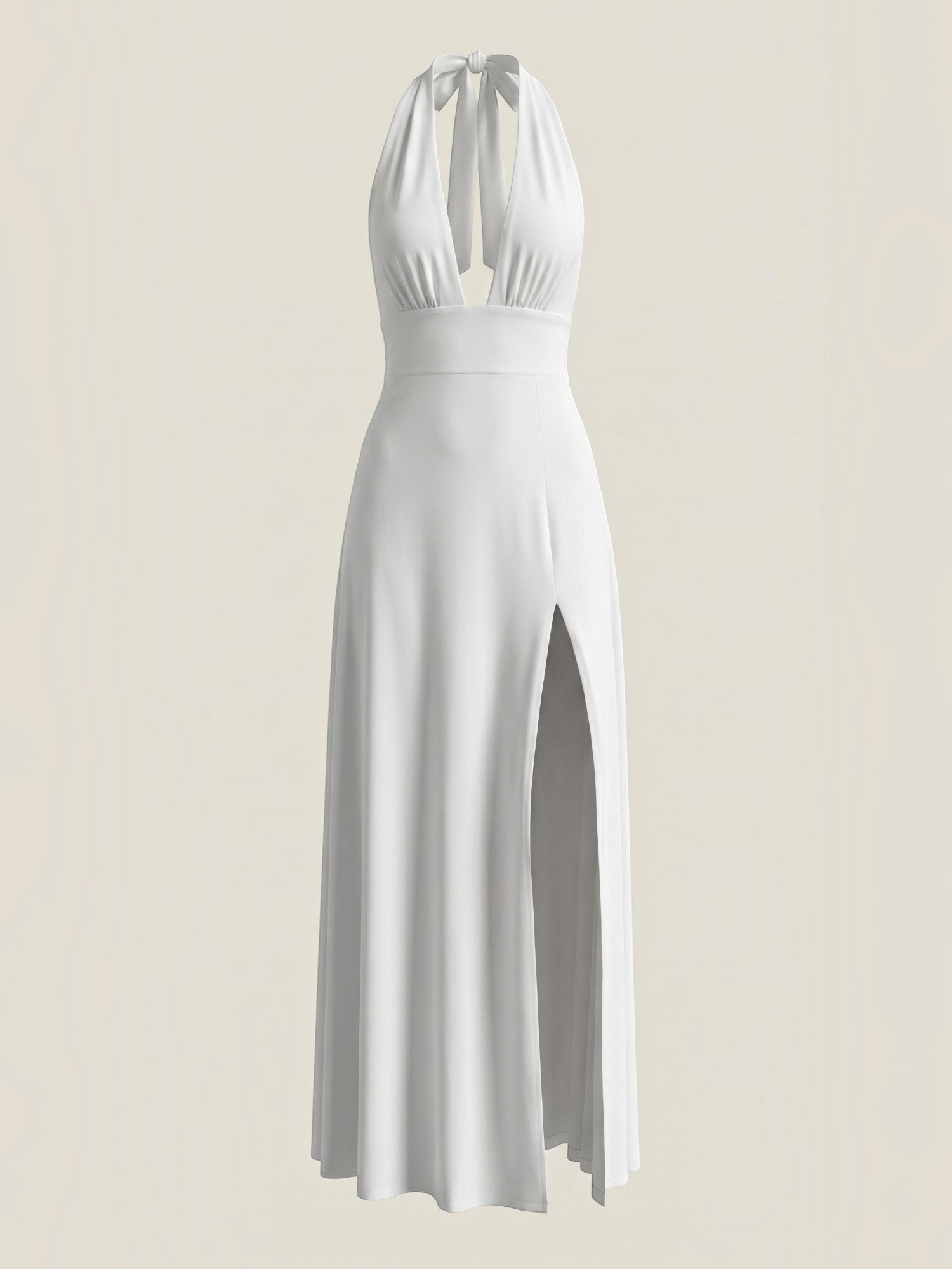 Anya Maxi Abendkleid Neckholder mit Beinschlitz