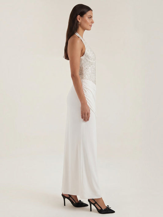 Selena Maxi-Abendkleid mit Pailletten