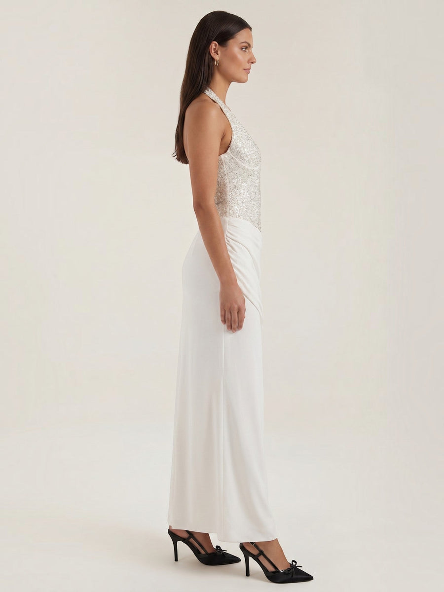 Selena Maxi-Abendkleid mit Pailletten