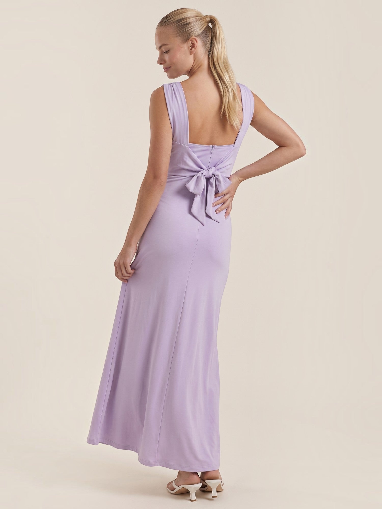 Rhoda Gerafftes Maxikleid