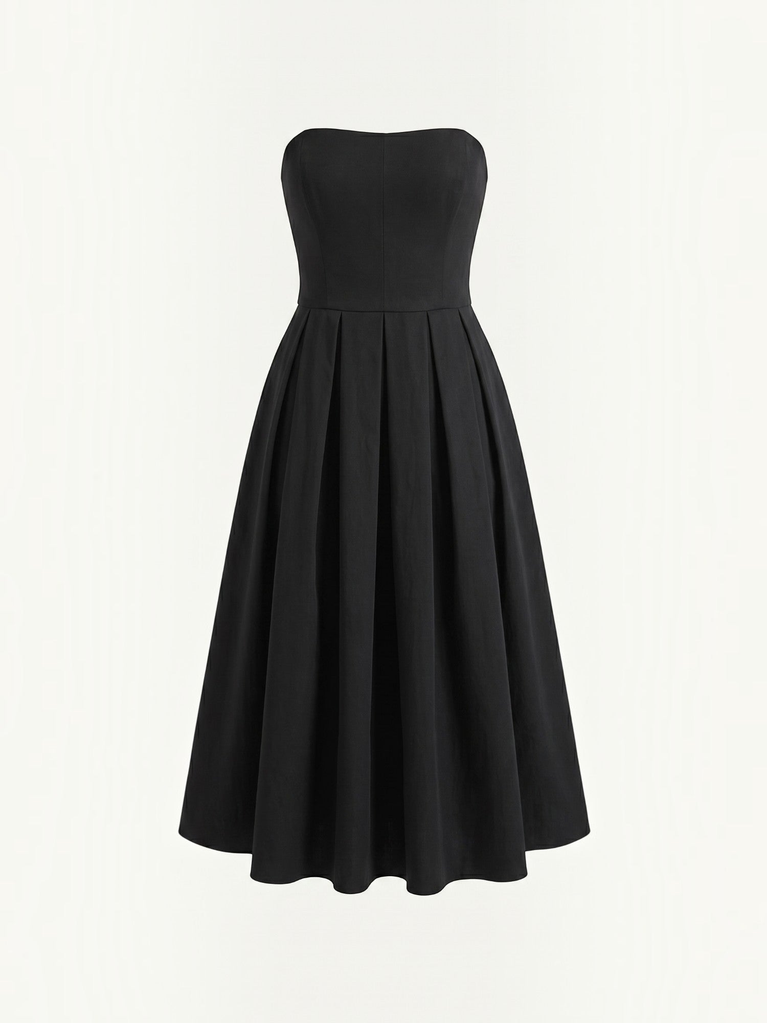 Yanna Bandeau-Midikleid mit Faltenrock