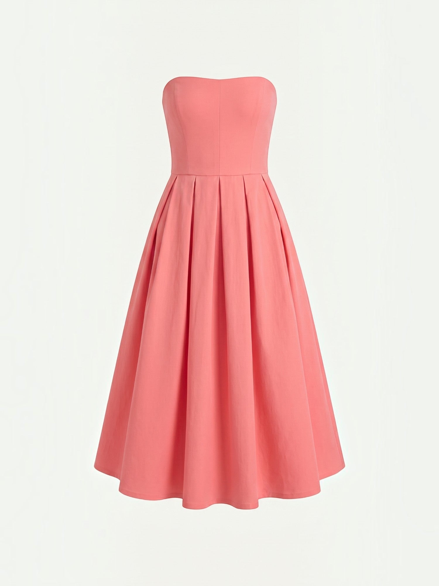 Yanna Bandeau-Midikleid mit Faltenrock