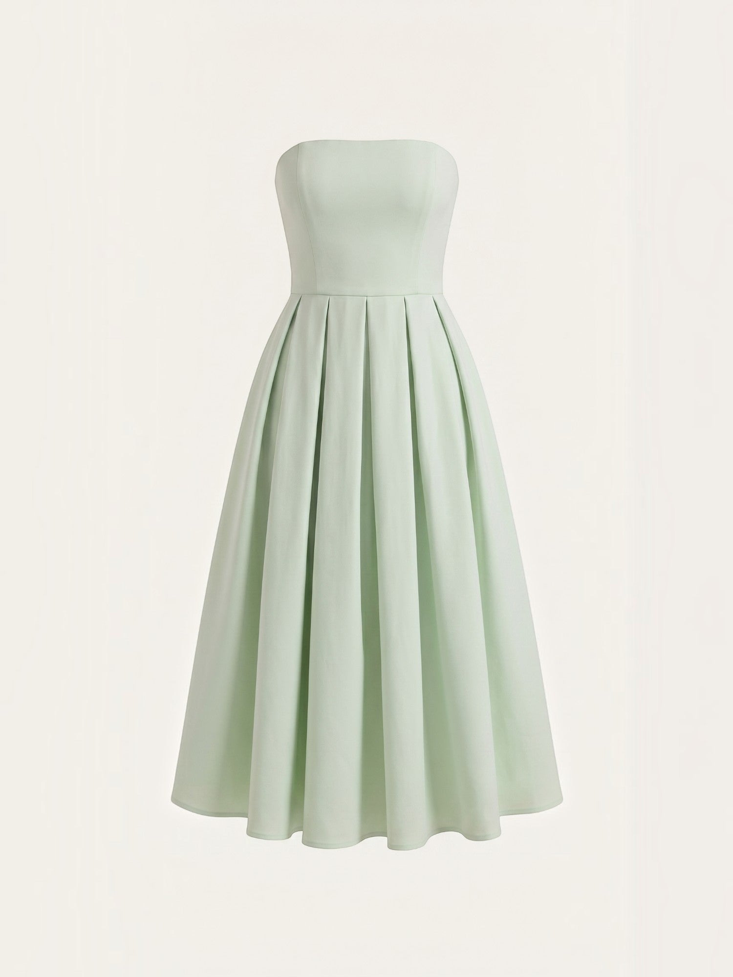 Yanna Bandeau-Midikleid mit Faltenrock