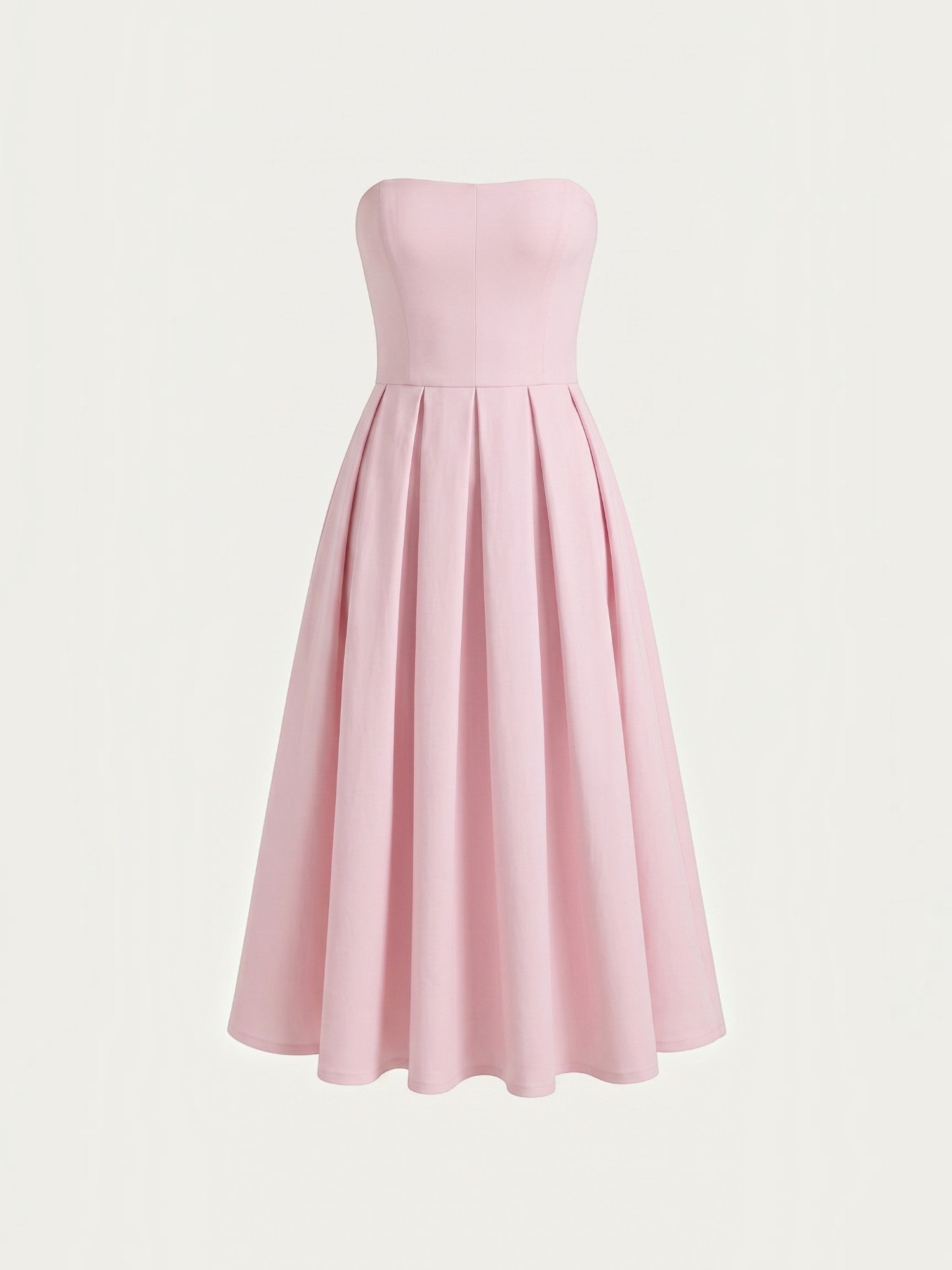Yanna Bandeau-Midikleid mit Faltenrock