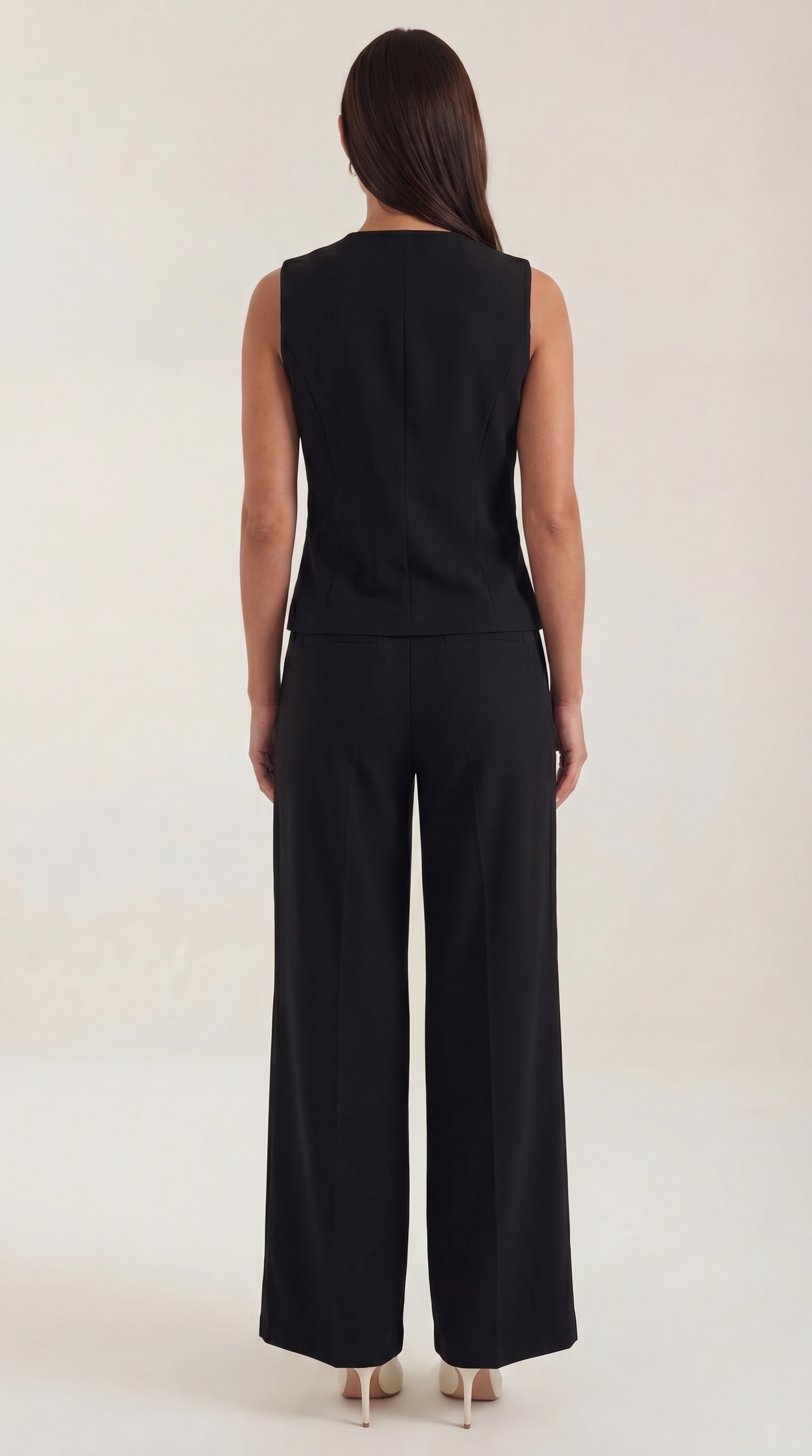 Anita Zweiteiler aus taillierter Weste und Hose