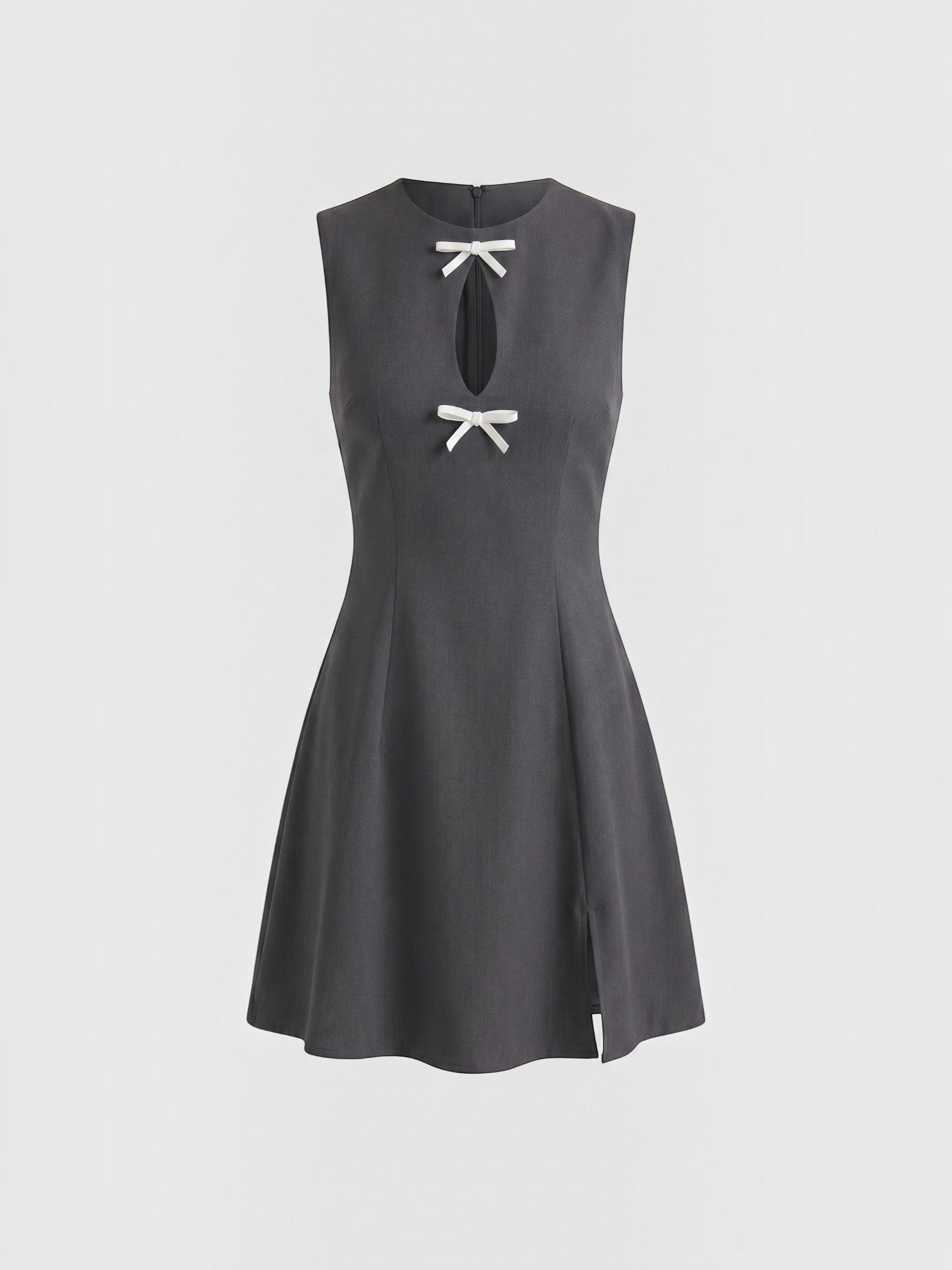 Priscilla Minikleid mit Schleifendetails