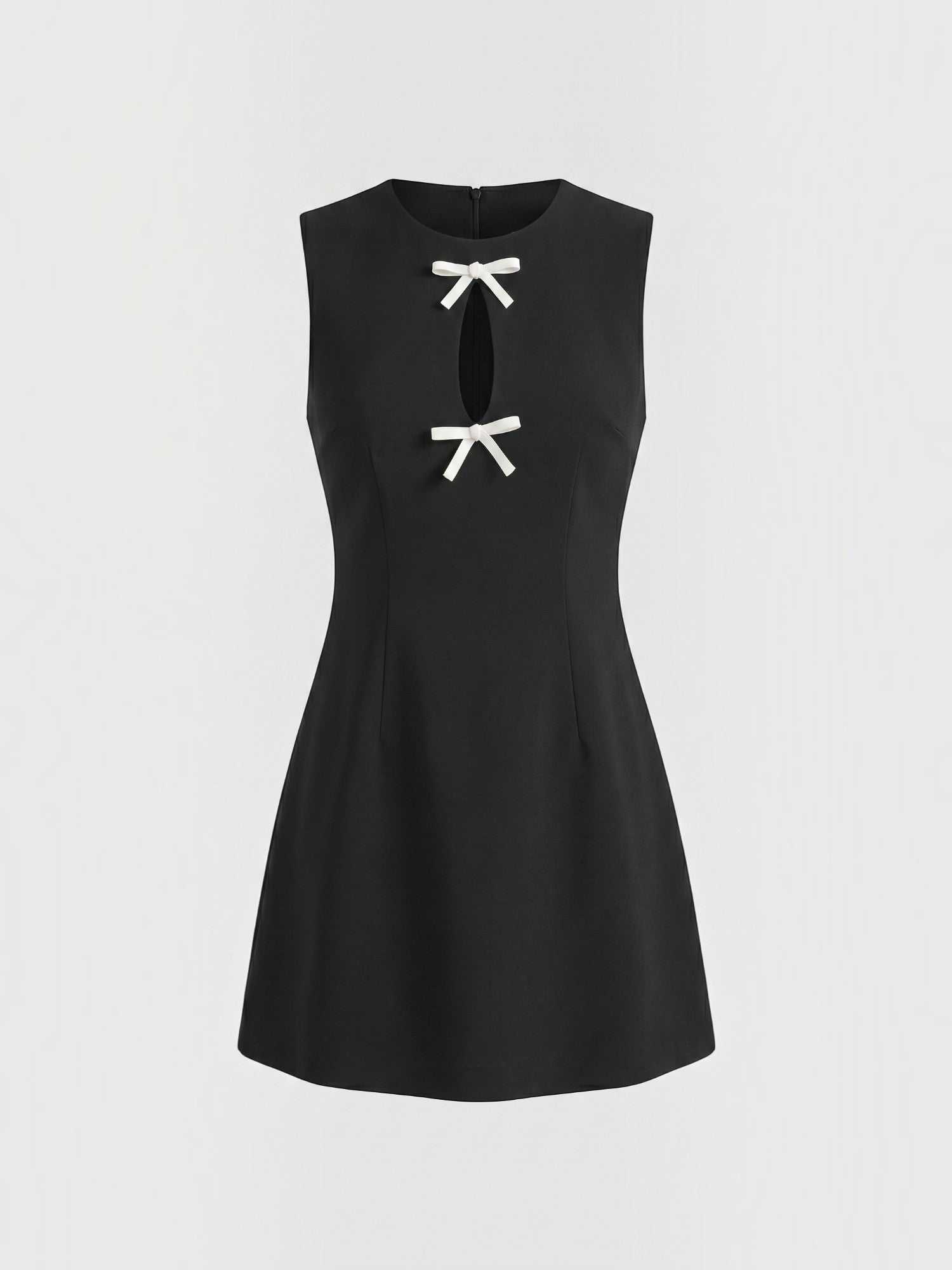 Priscilla Minikleid mit Schleifendetails