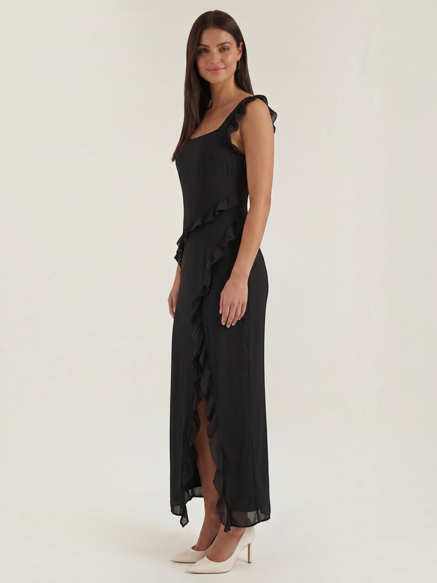 Susan Maxikleid mit Rüschen