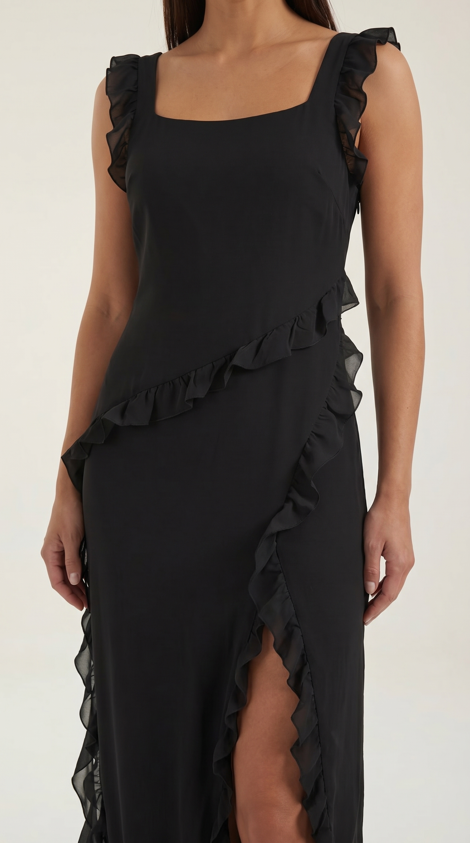Susan Maxikleid mit Rüschen