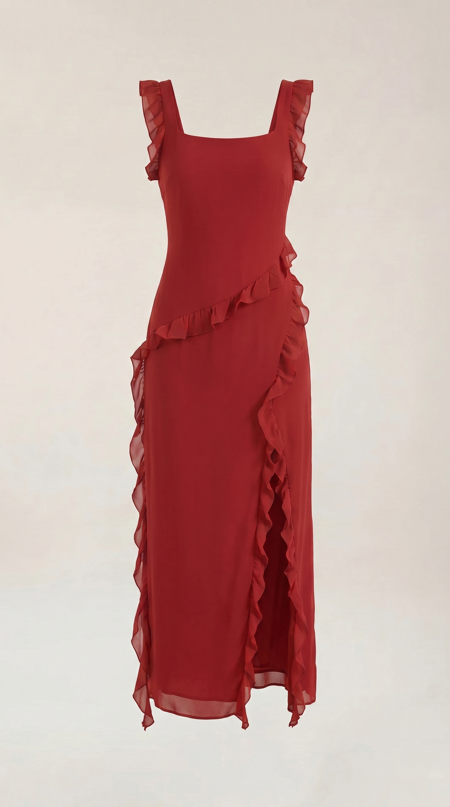 Susan Maxikleid mit Rüschen
