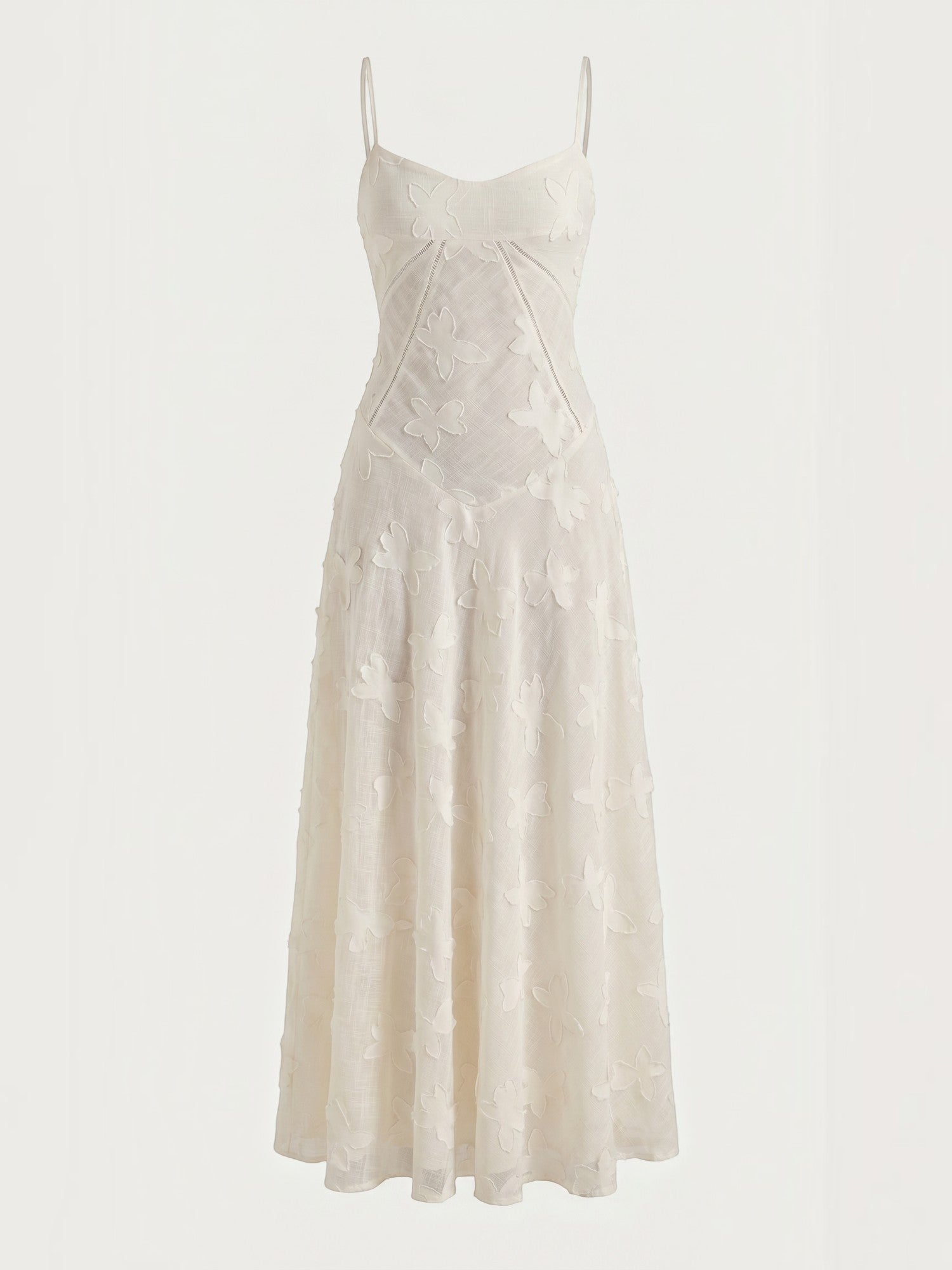 Arabelle Maxikleid mit Jacquard-Stoff