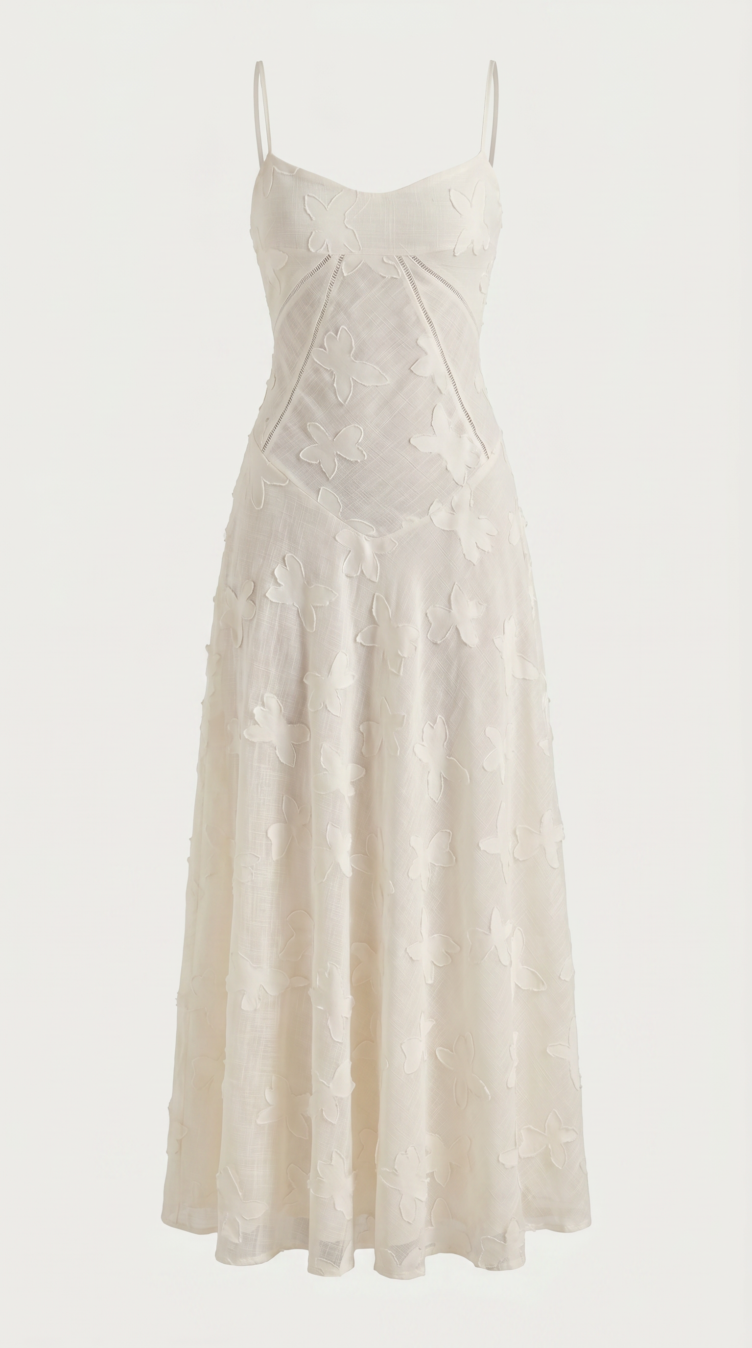 Arabelle Maxikleid mit Jacquard-Stoff