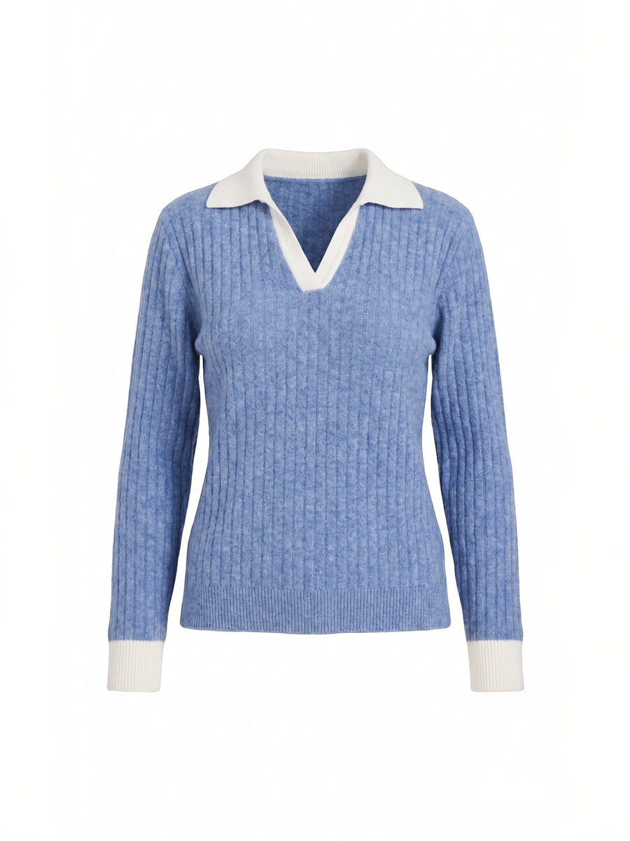 Althea Strickpullover mit V-Ausschnitt