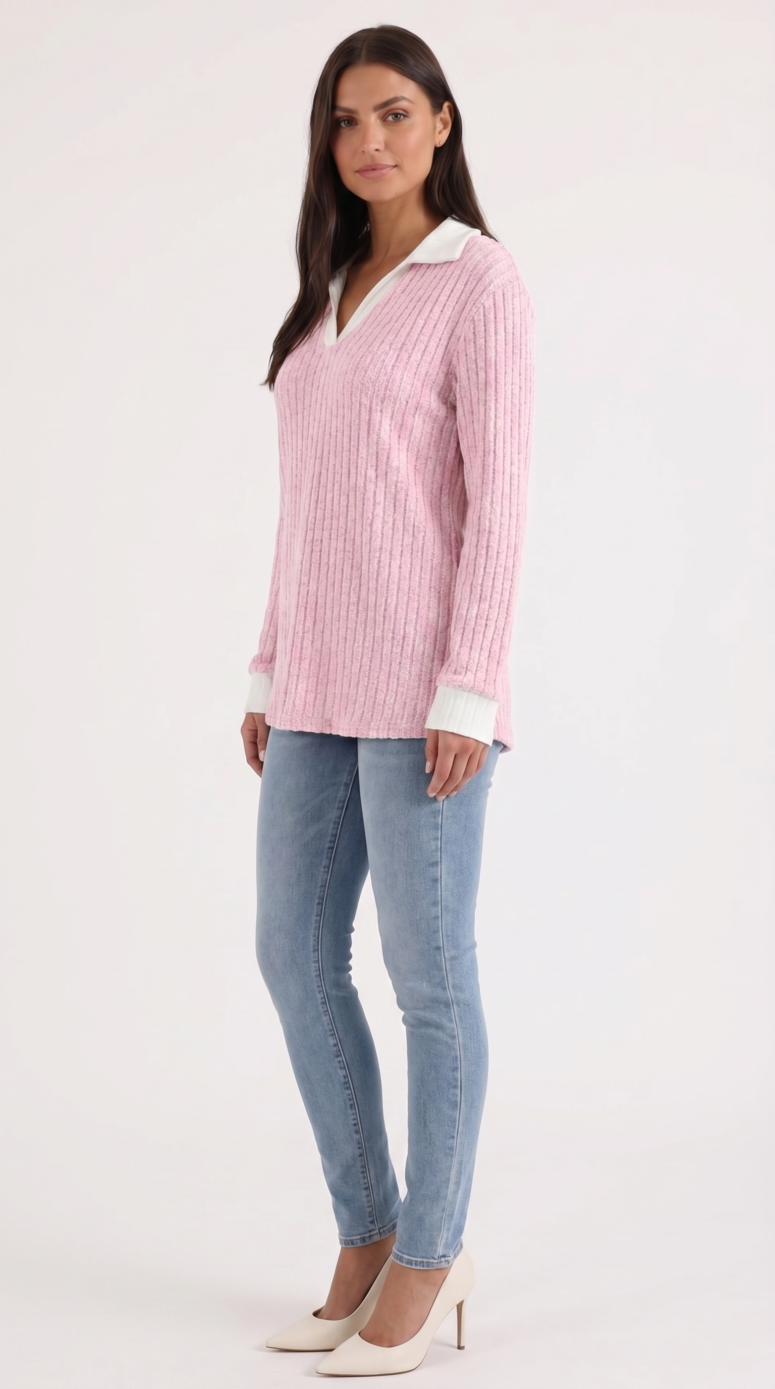 Althea Strickpullover mit V-Ausschnitt