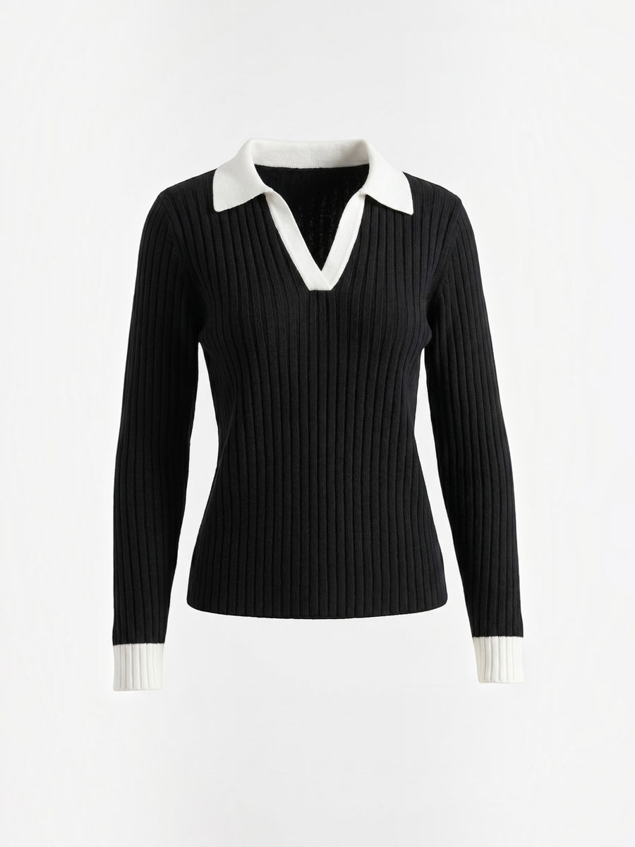 Althea Strickpullover mit V-Ausschnitt